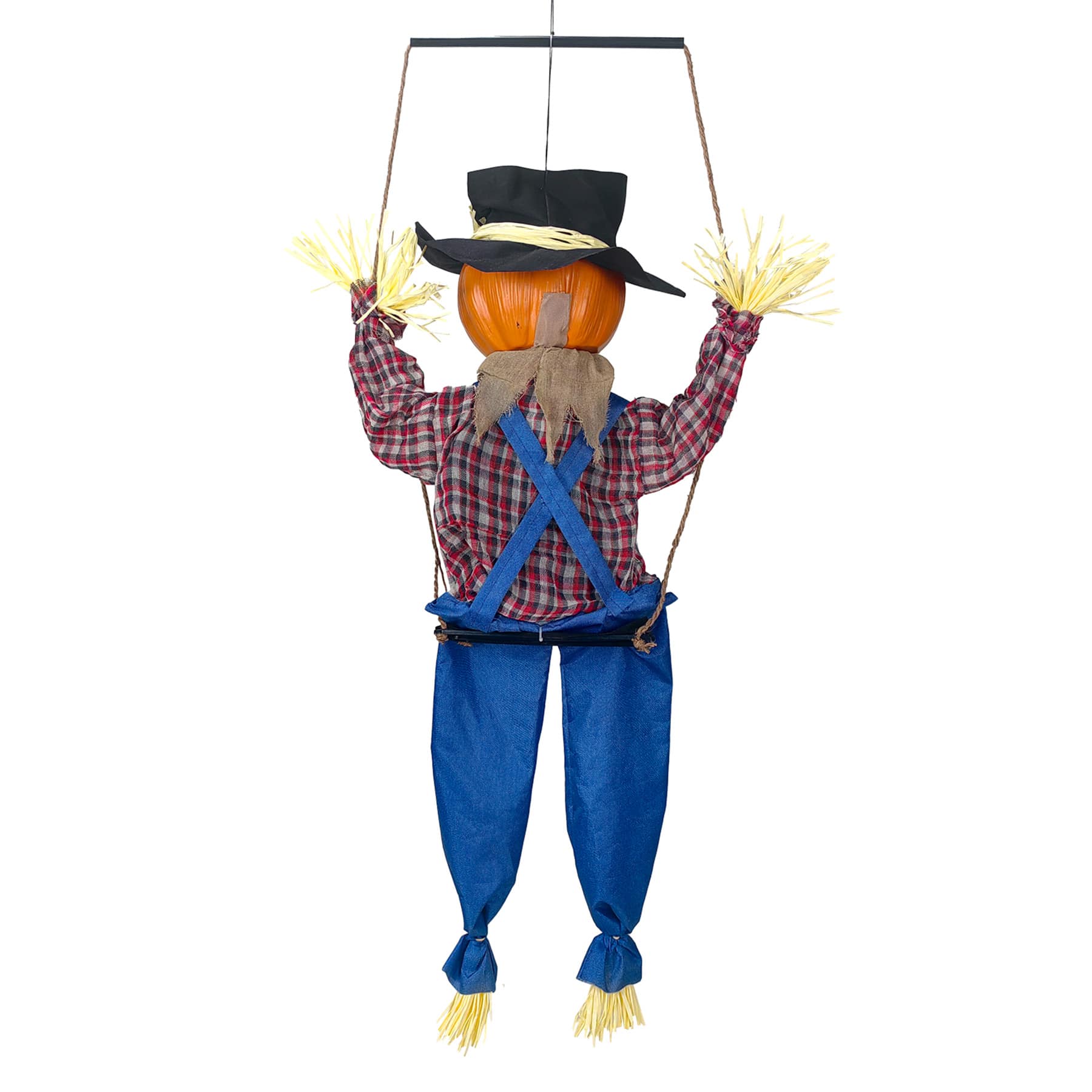 Shaking Jack-o'-Lantern Scarecrow, 5'