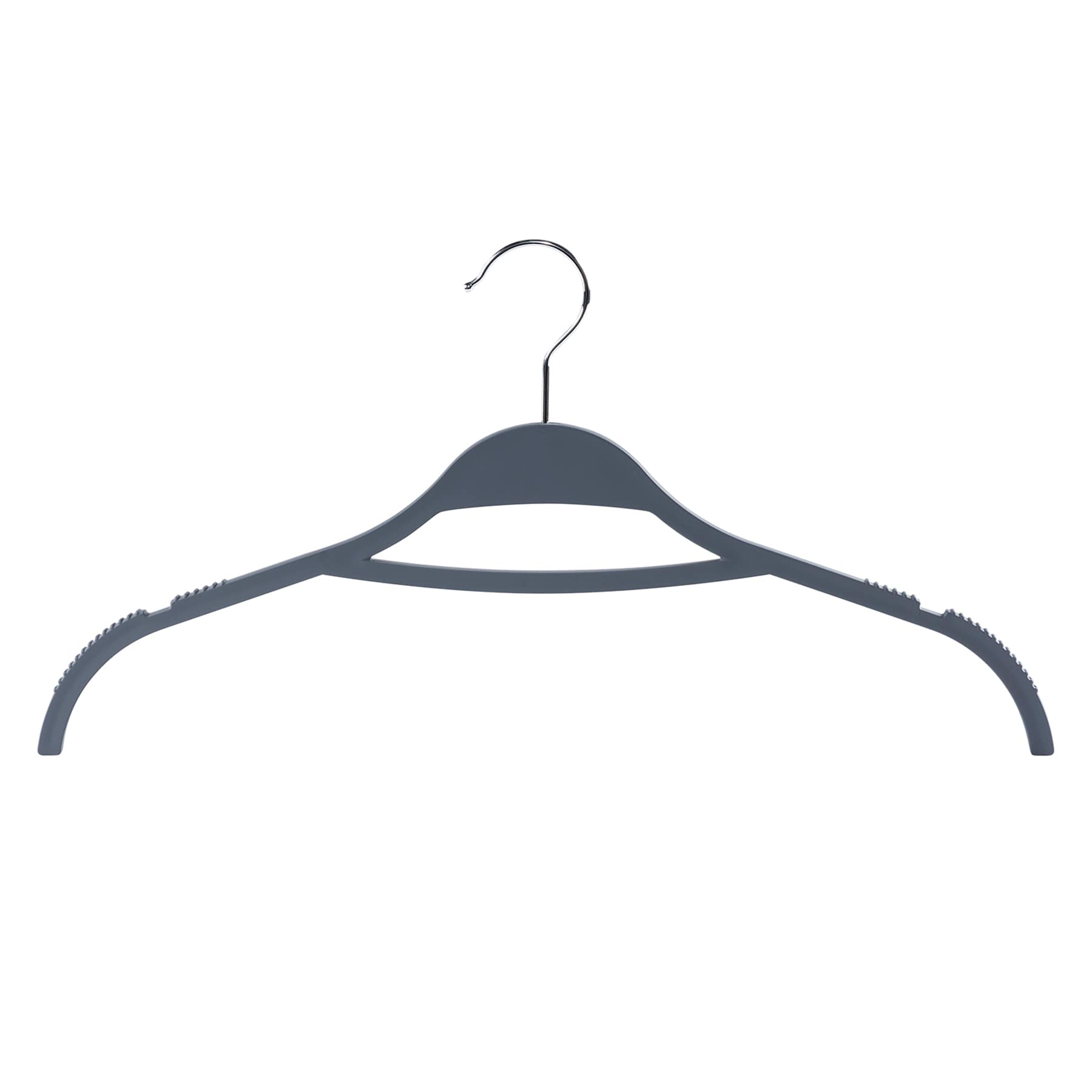 12-Piece Non-Slip Shirt Hangers, Grey