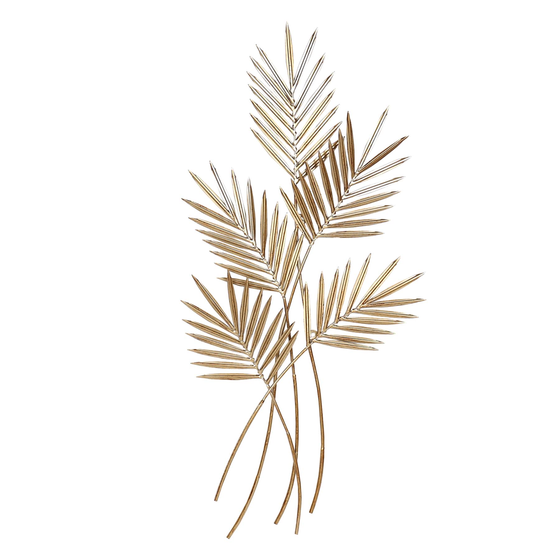 Metallic Palm Wall Decor, 22x43