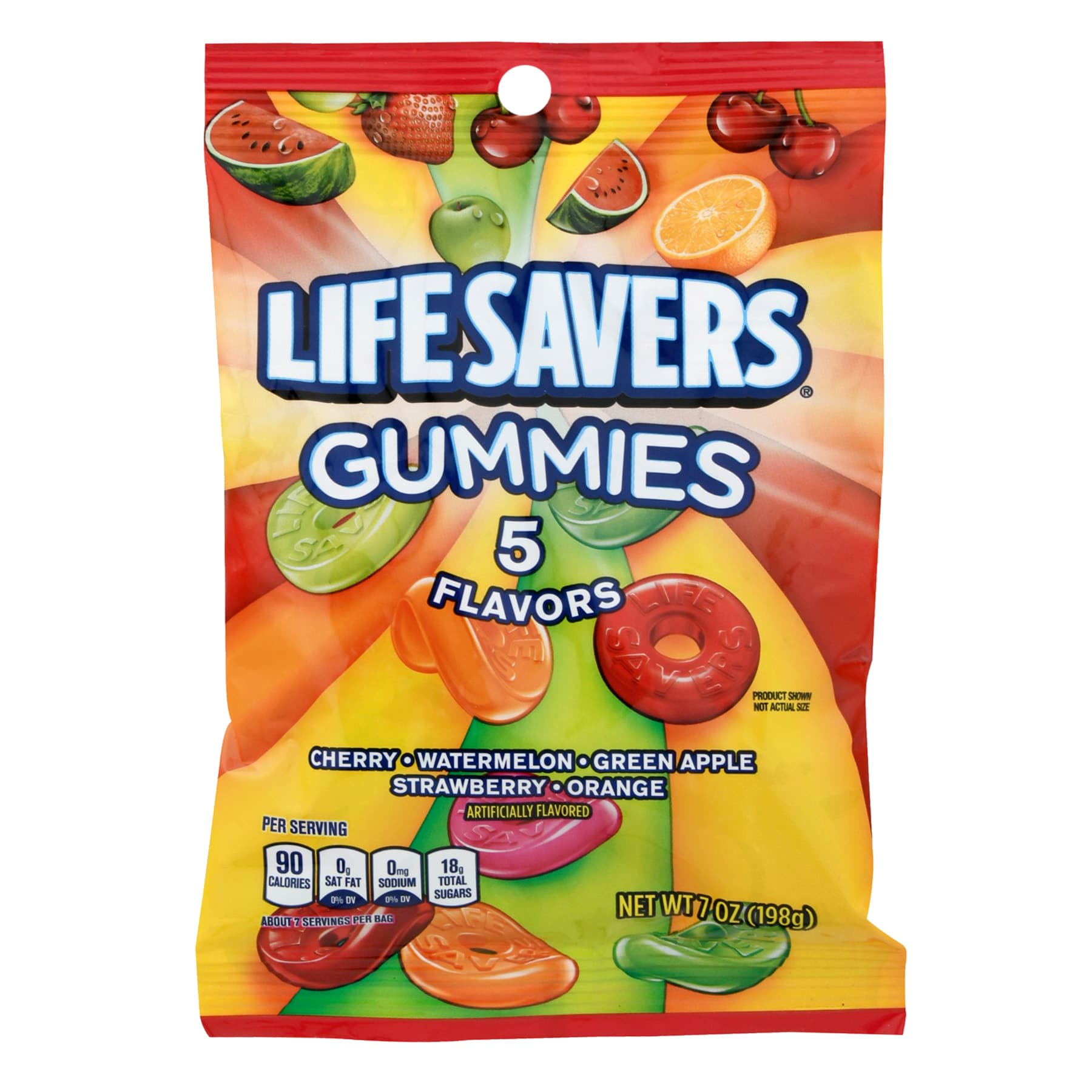 Lifesavers 5-Flavor Gummies, 7oz