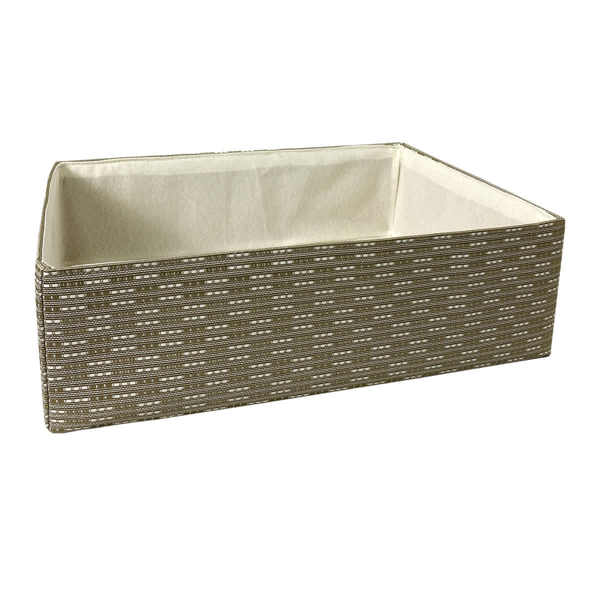 Storage Basket M Metallic Grey