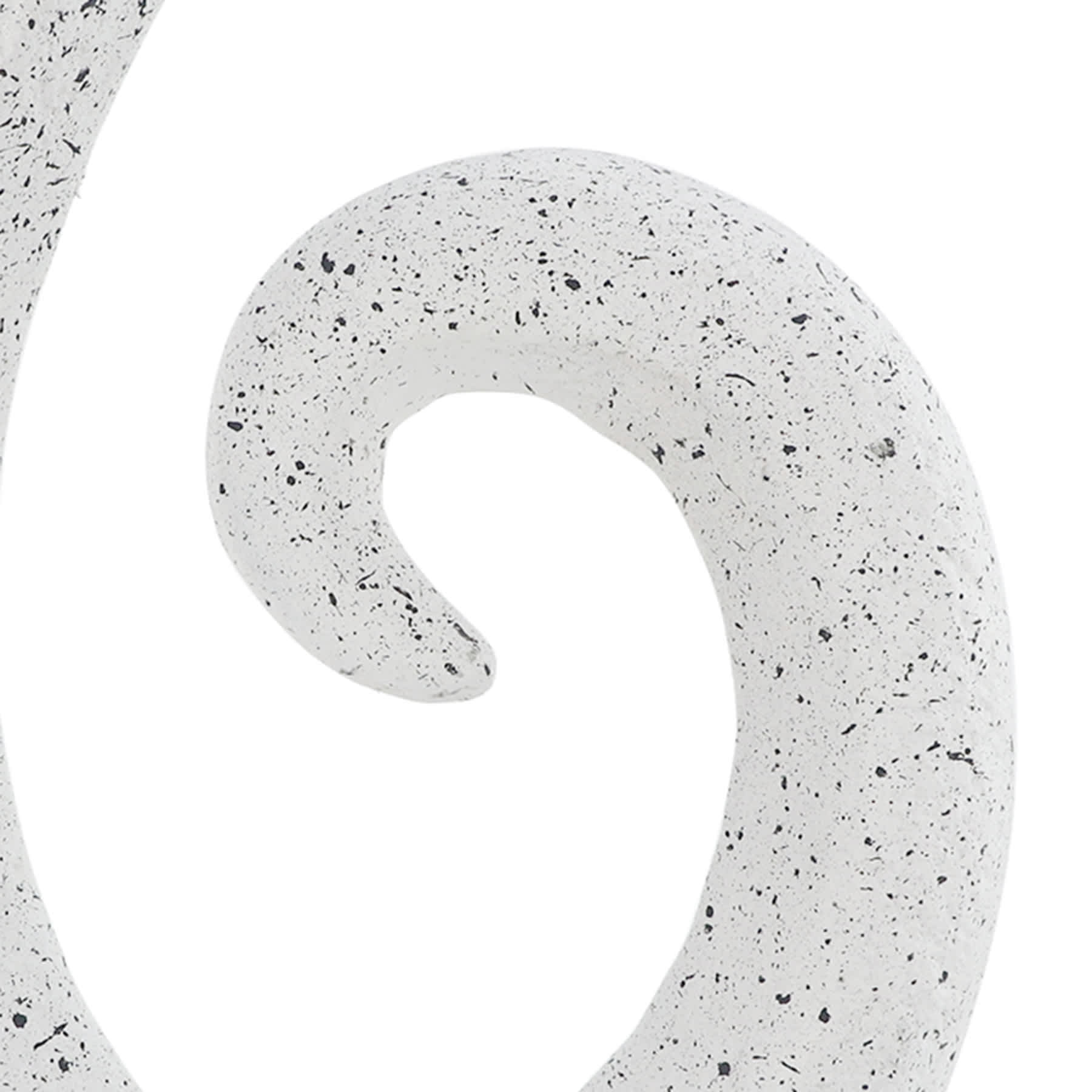 Crosby St. Modern Swirl Outdoor Garden Statue, 21"