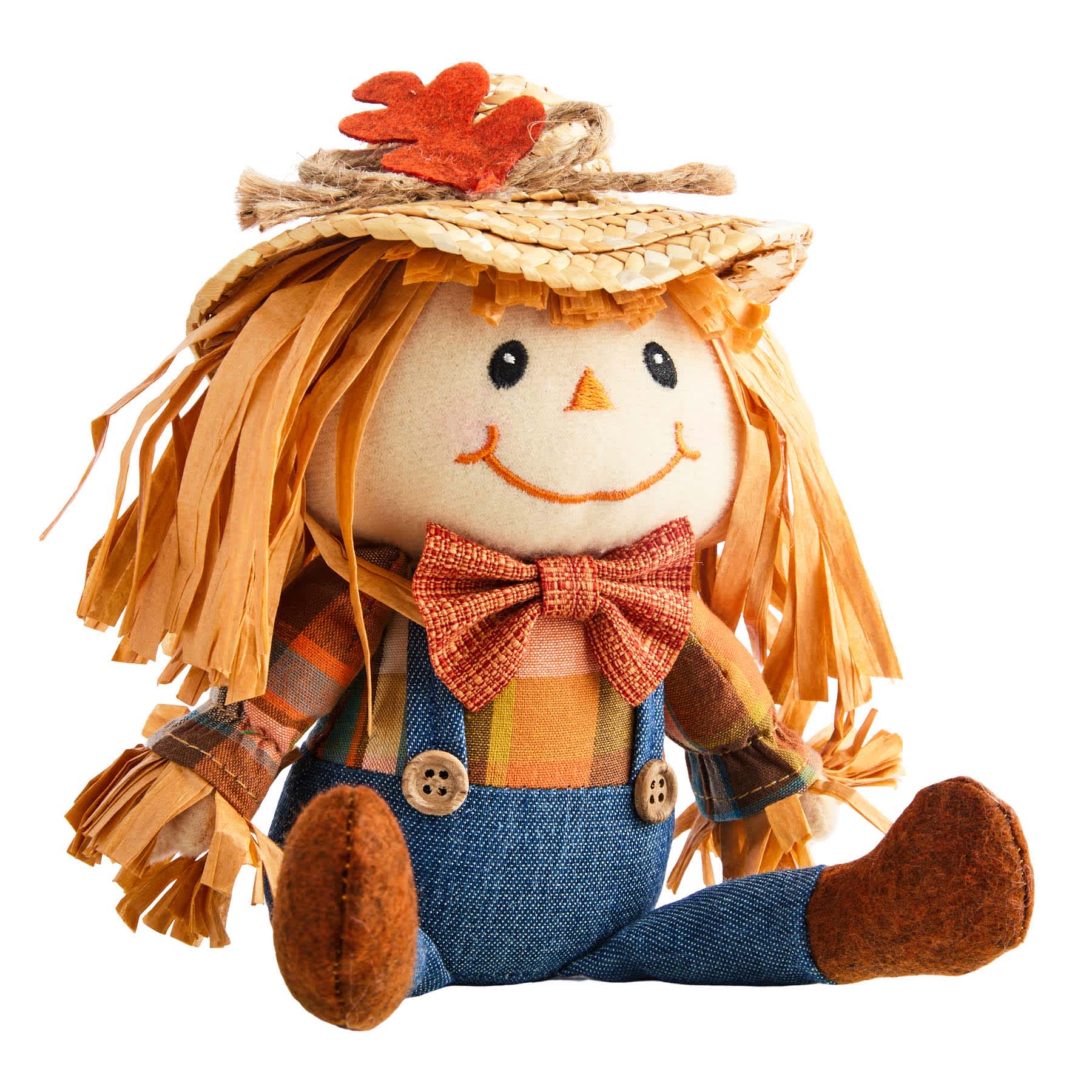 Scarecrow Boy Table Decor, 6.7"
