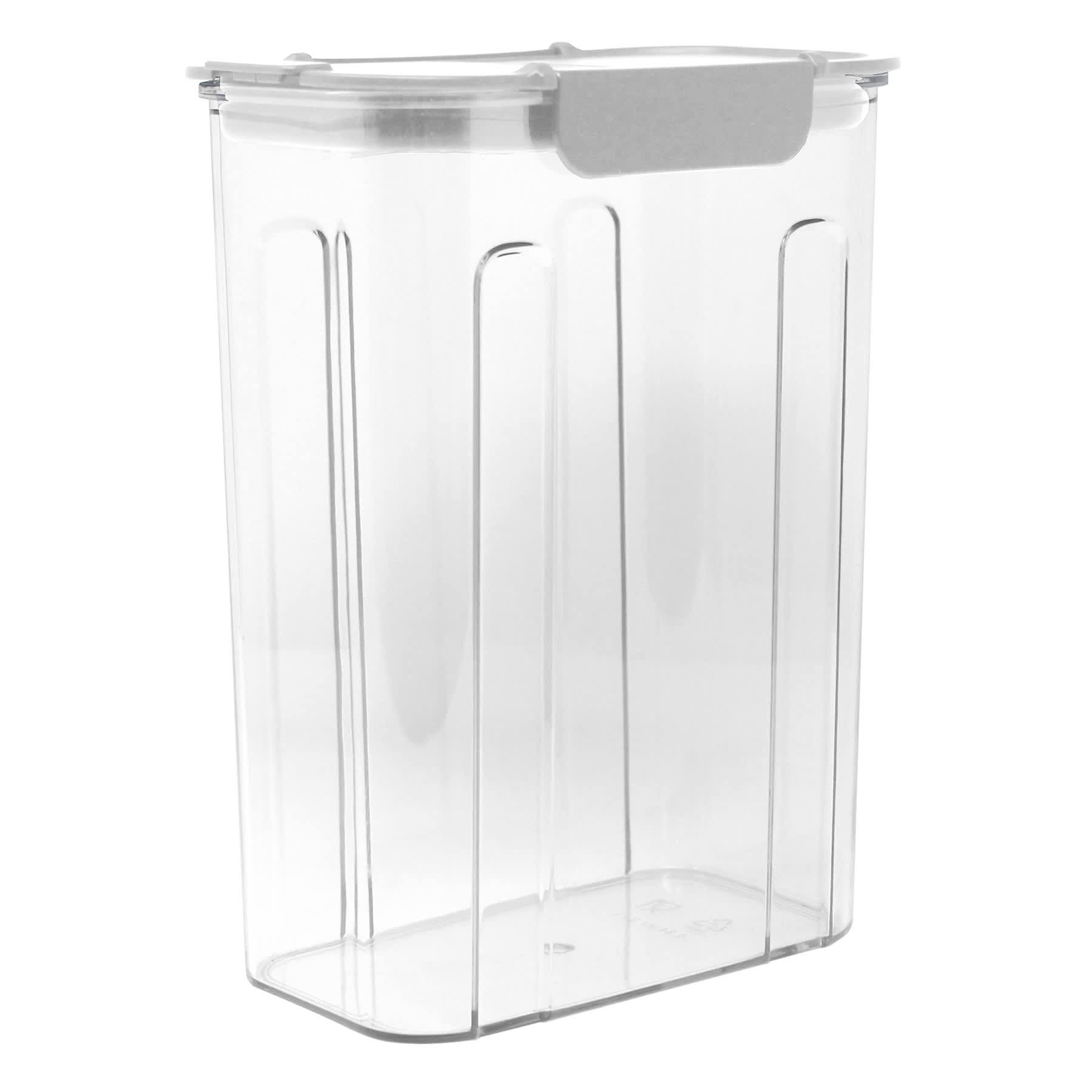 White Airtight Food Storage with Flip-Top Lid, 90oz