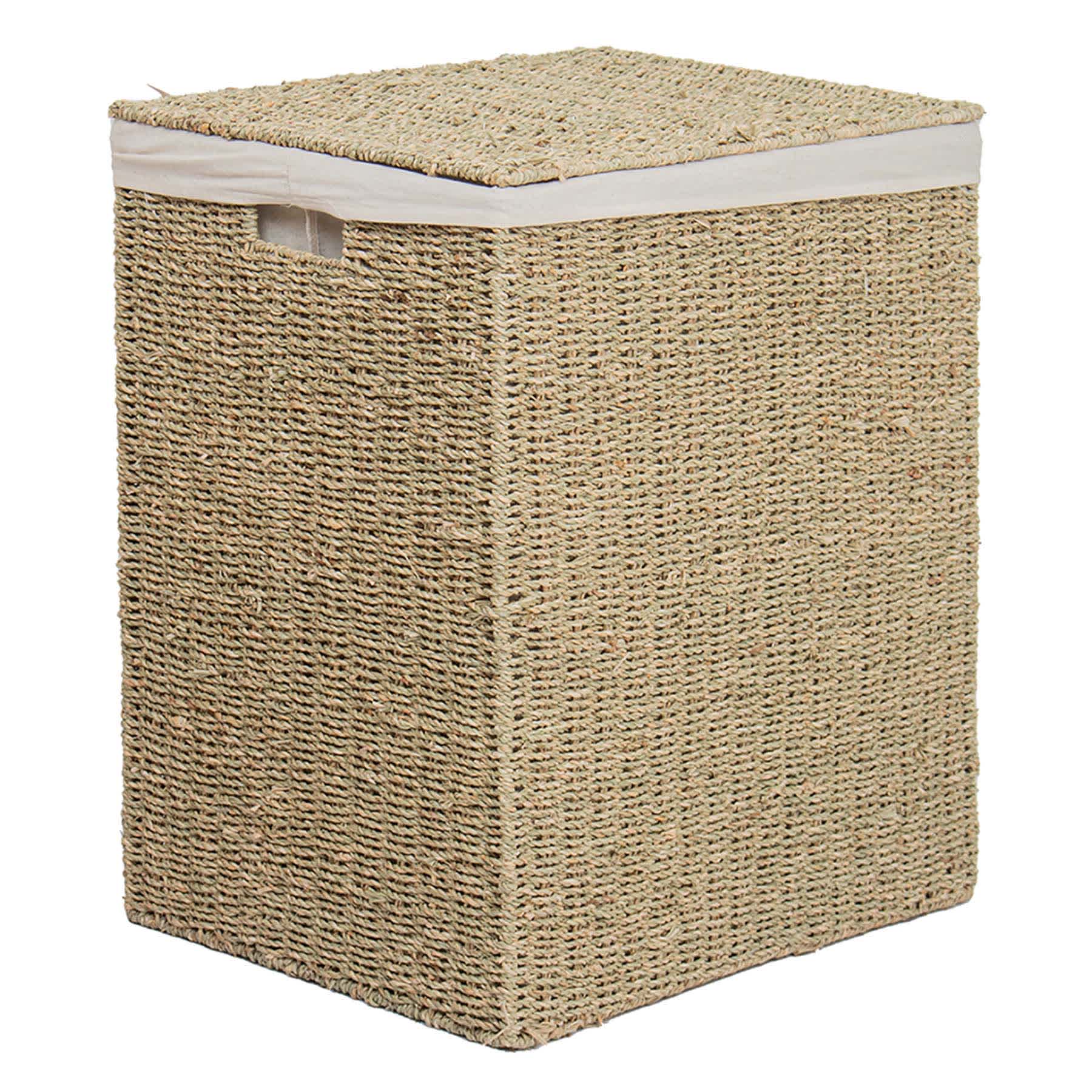 Seagrass Laudry Hamper with Linen Liner