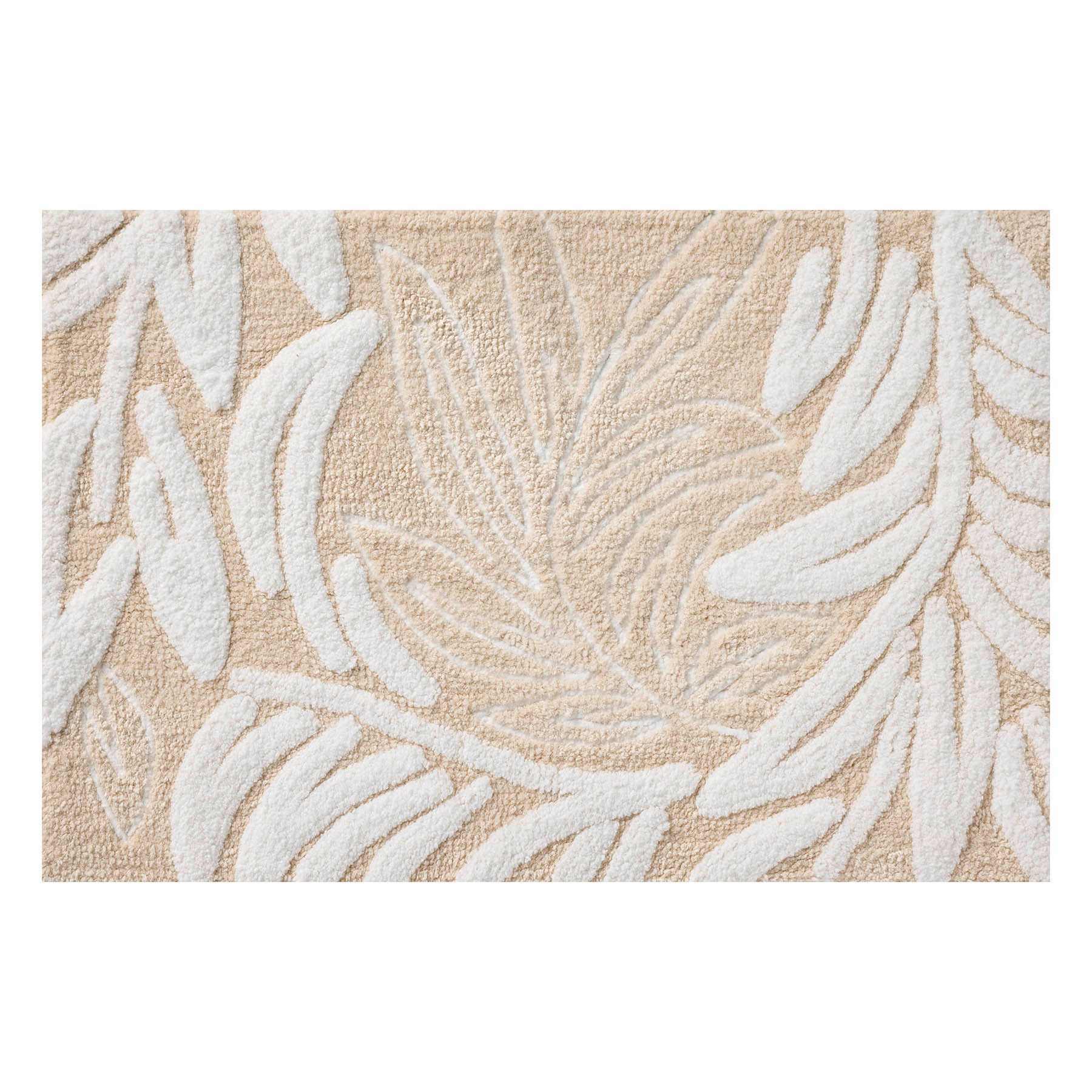 Hudson Tan Bath Rug, 20x30