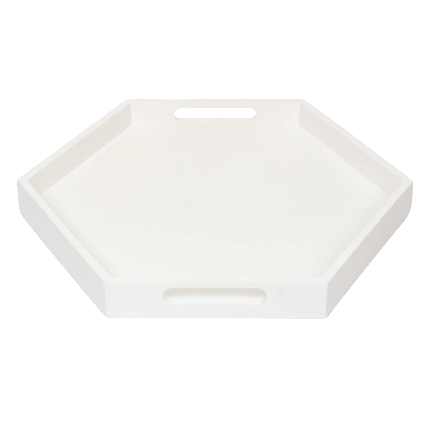 White Acacia Tray, 17x7x2