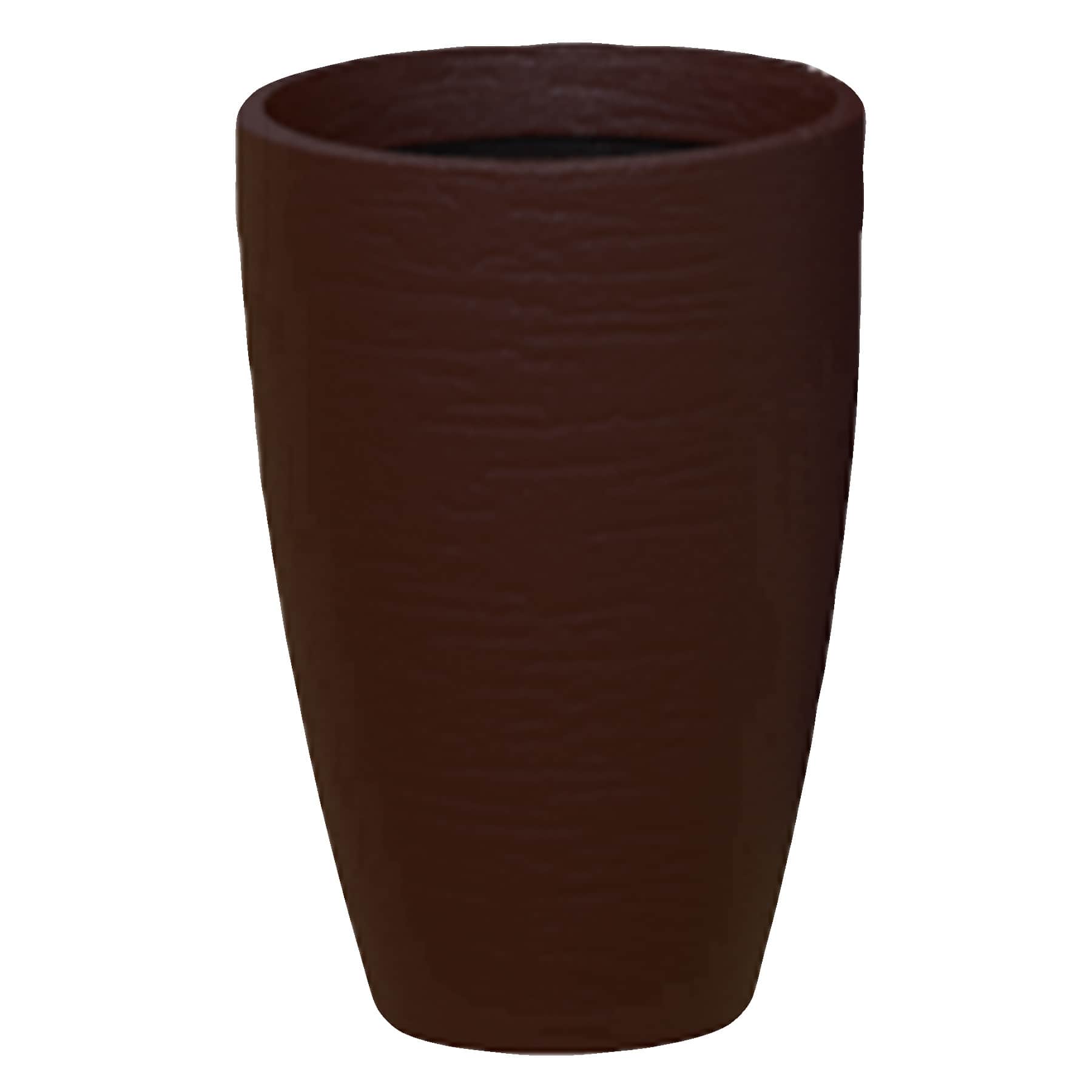 Burgundy Modern Conic Planter, 21"