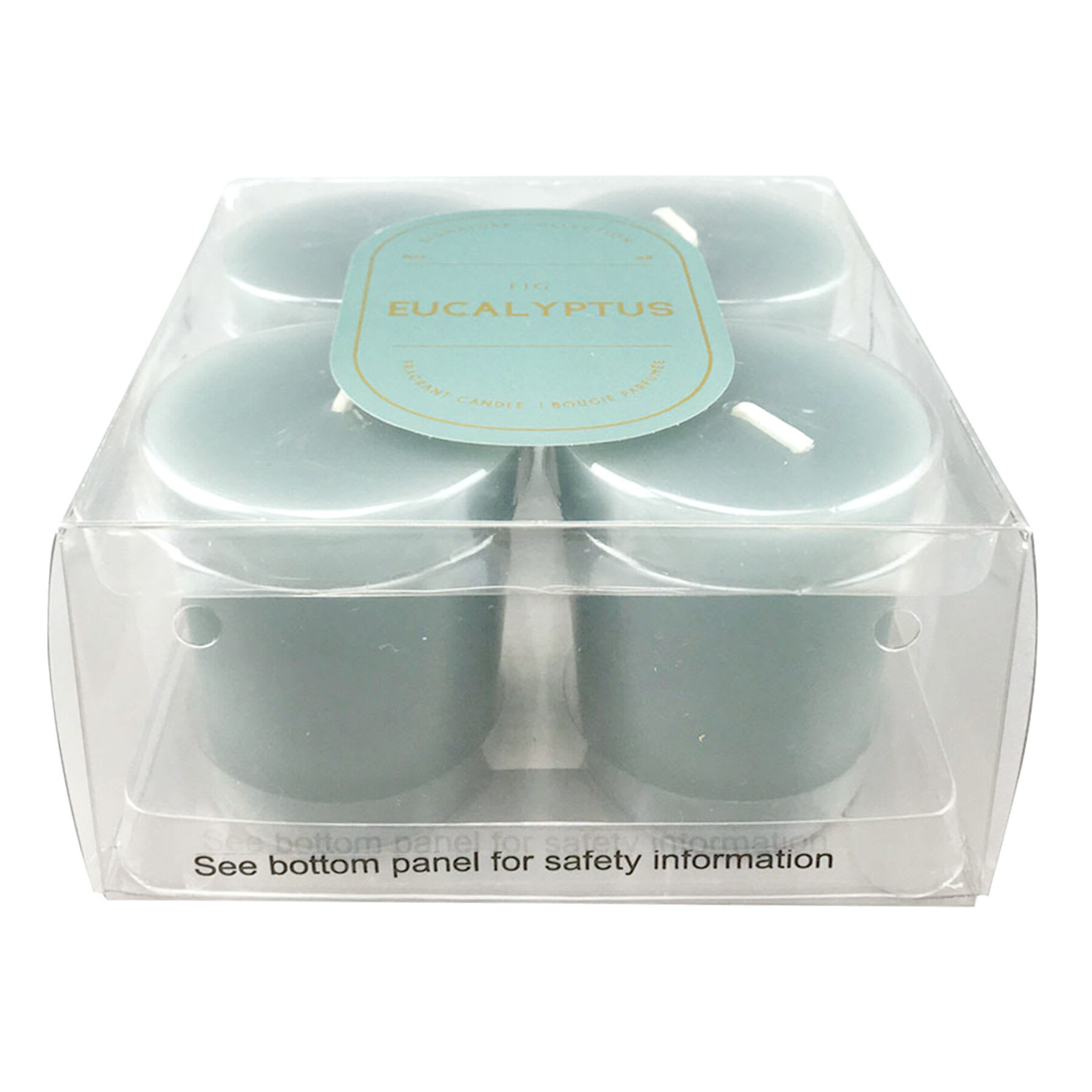 4-Pack Fig Eucalyptus Scented Votive Candles