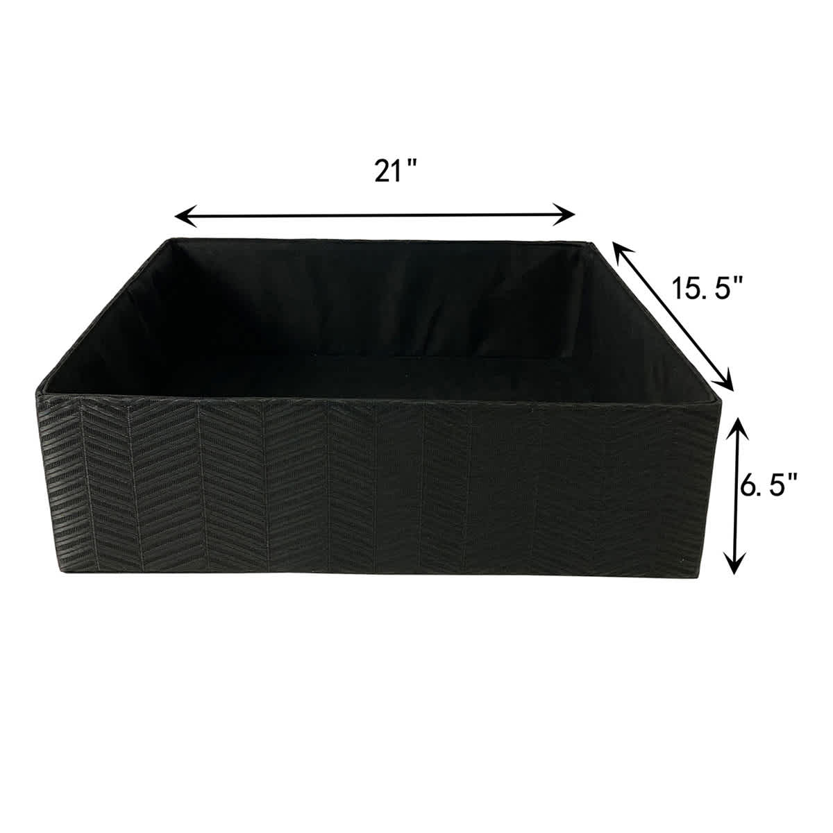 Storage Basket L Black