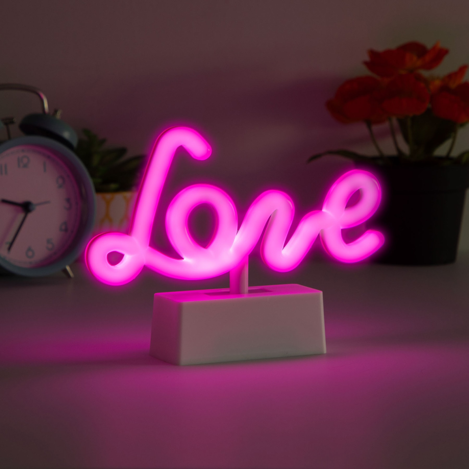 Love LED Neon Stand