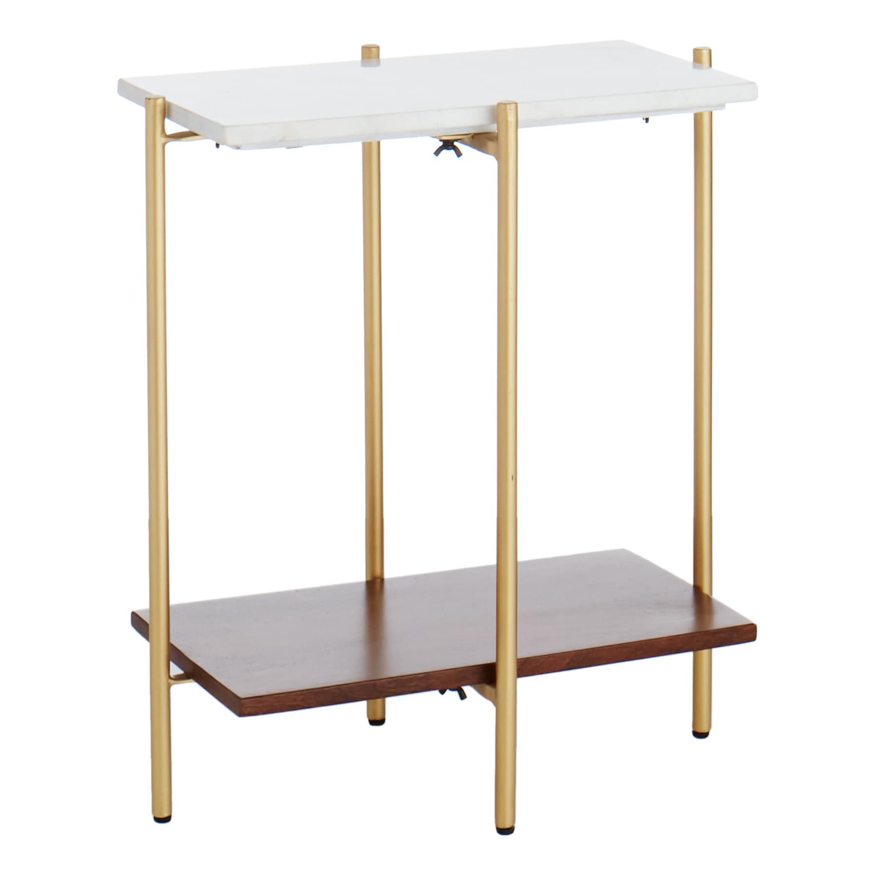 Crosby St. Wren Square Marble Top End Table