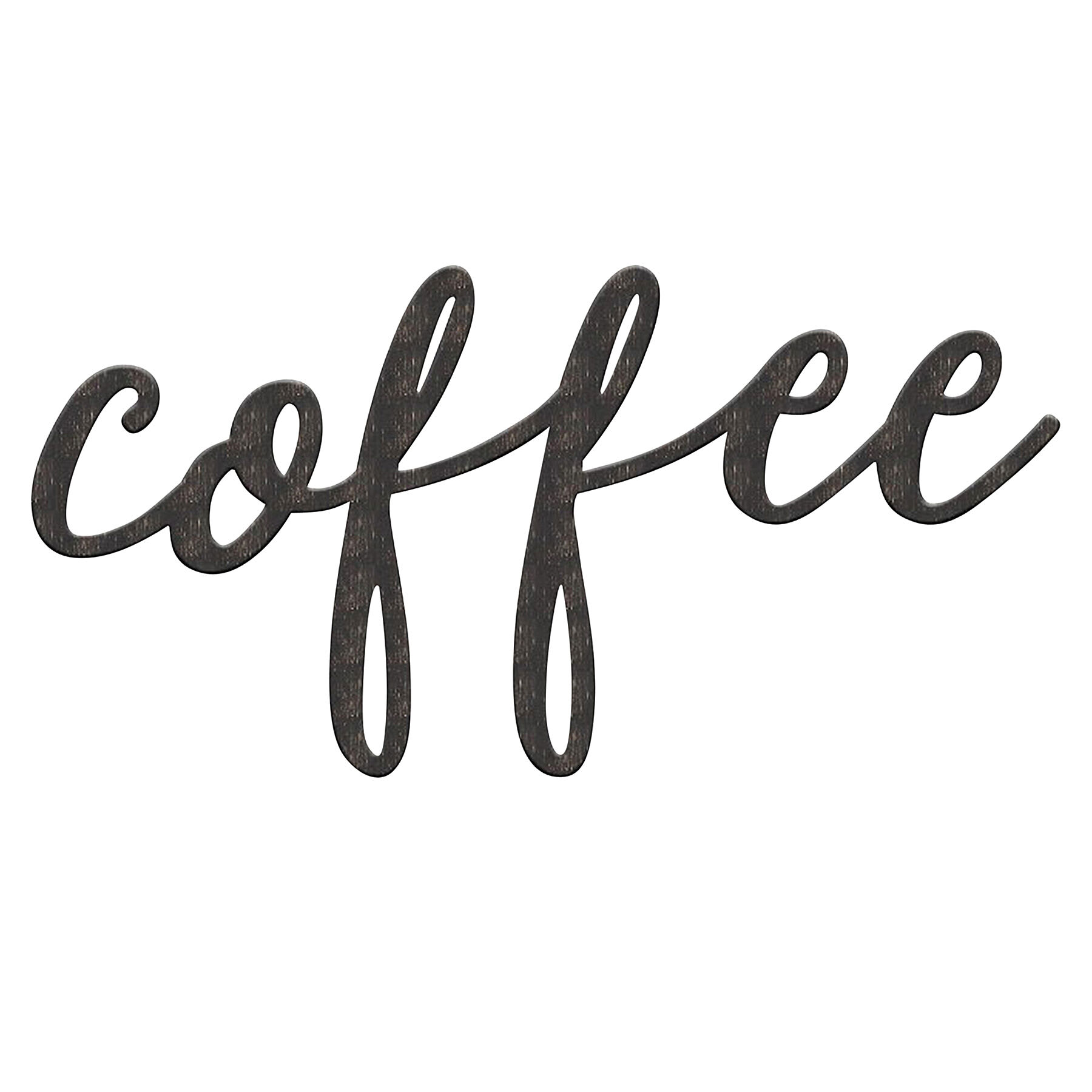 Coffee Metal Wall Sign, 14x7