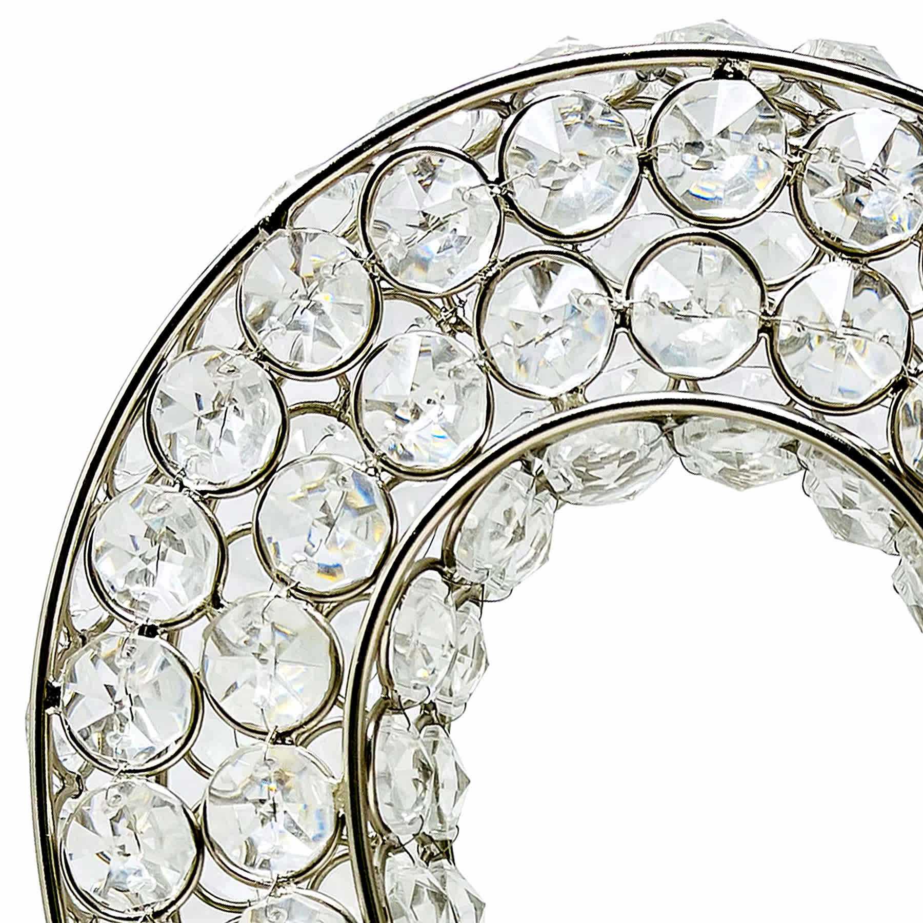 Clear Crystal Monogram Letter, C