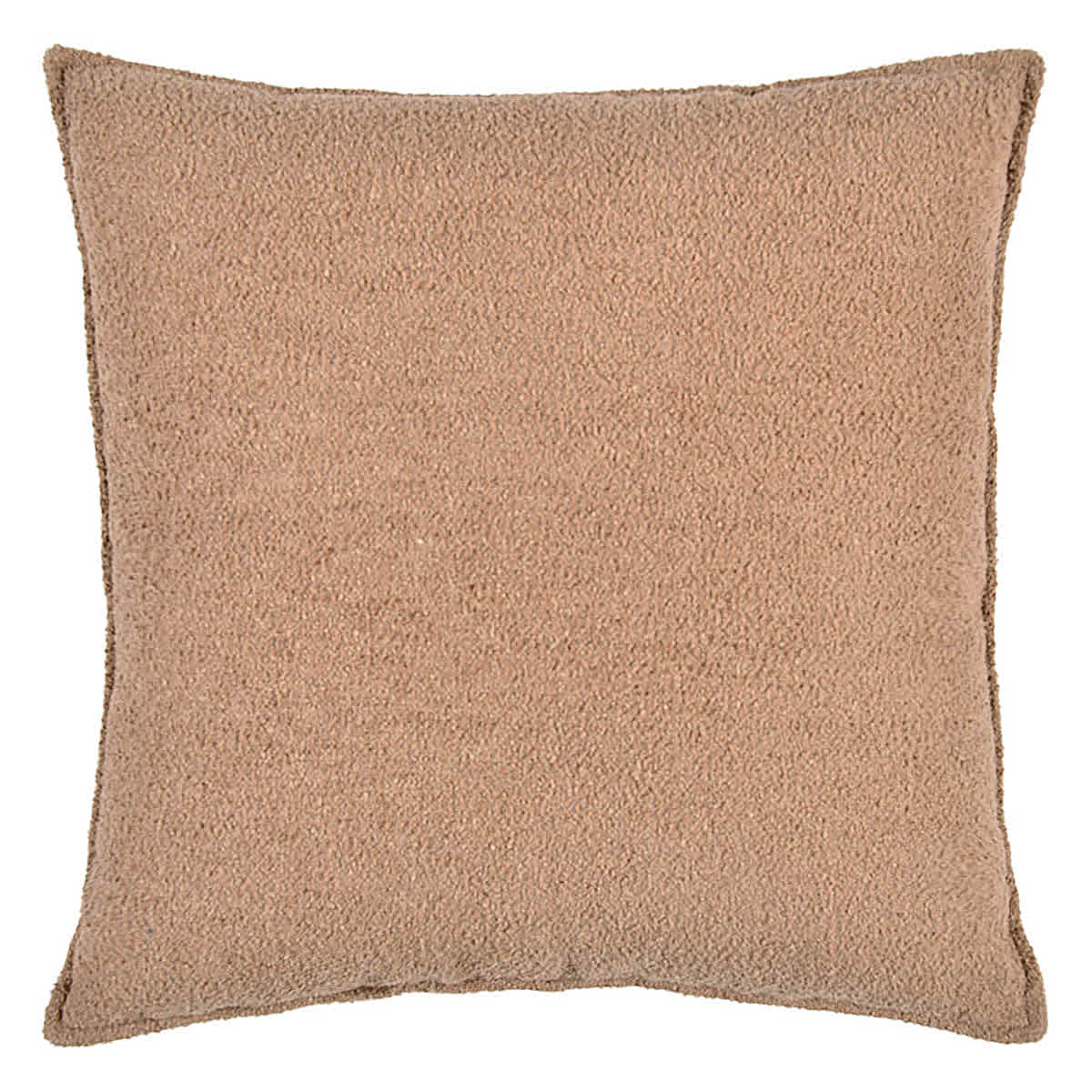 Crosby St. Brown Soft Textured Boucle Throw Pillow, 24"