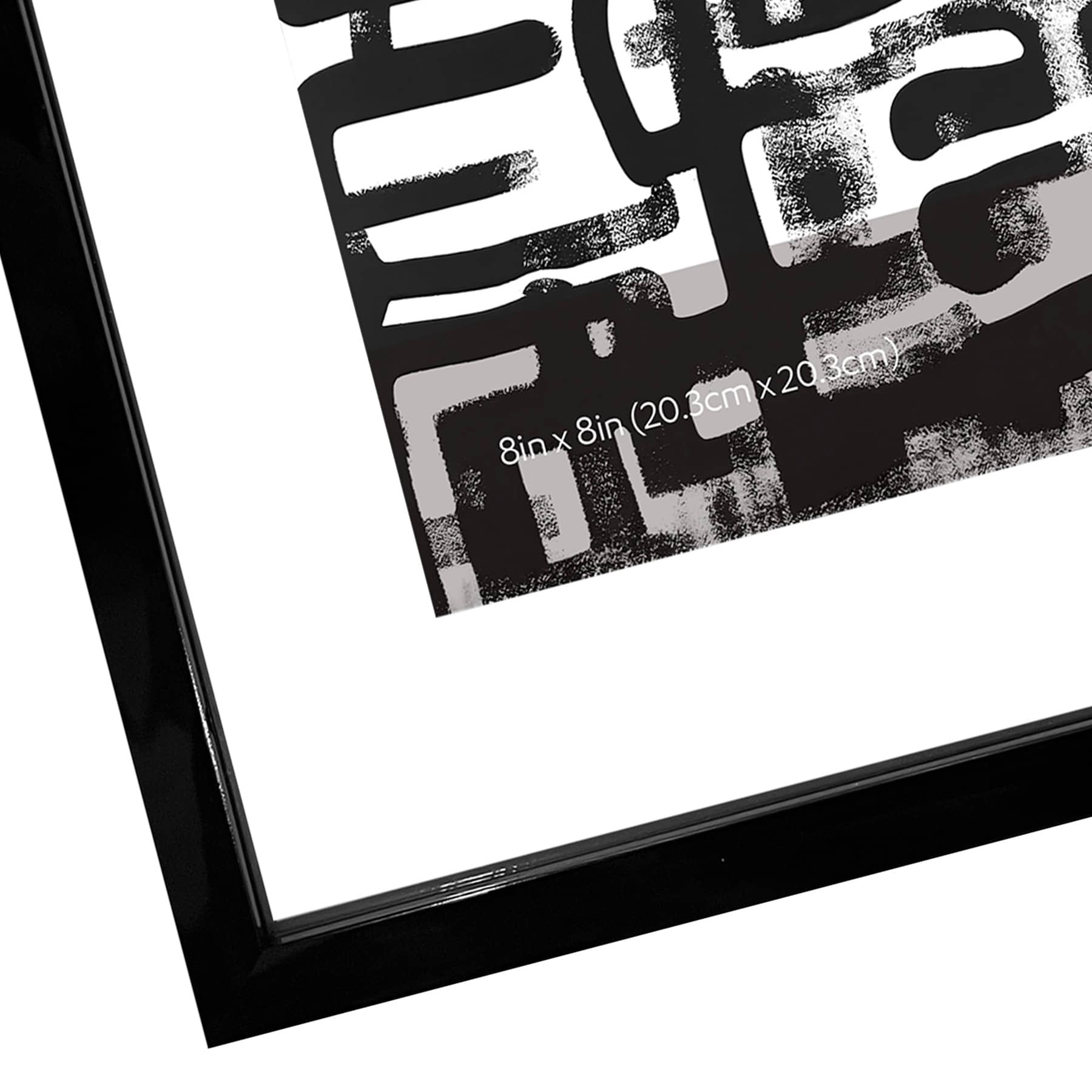 Black Floating Wall Frame, 12"