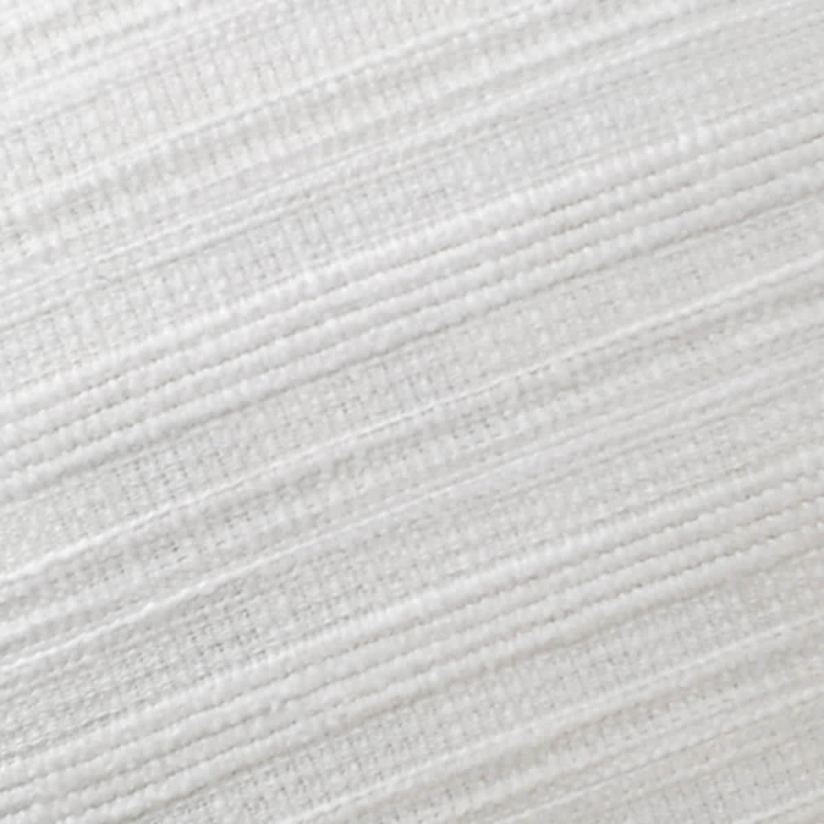 Honeybloom White Striped Slub Round Throw Pillow, 16"