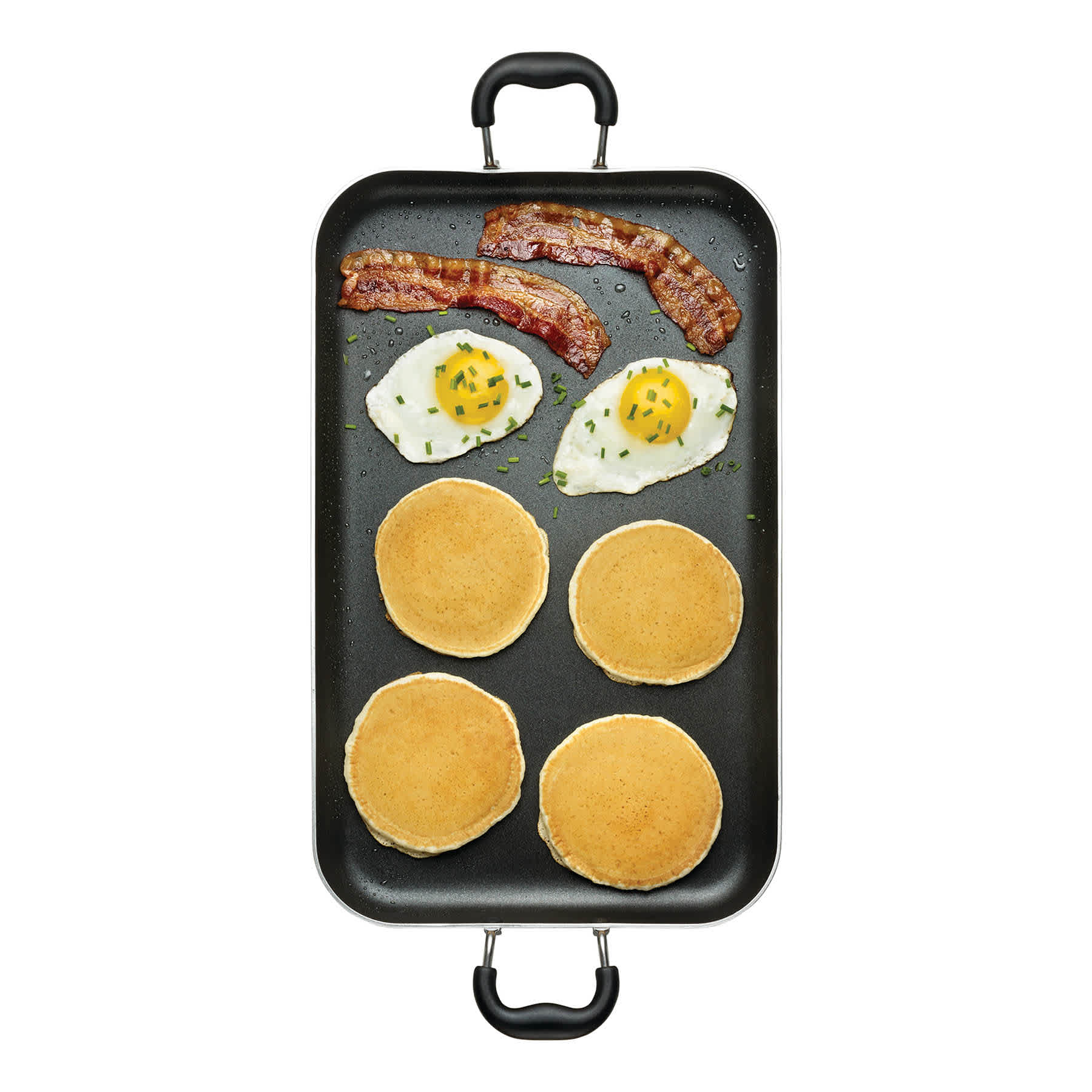 T-Fal Essentials Black Double Griddle
