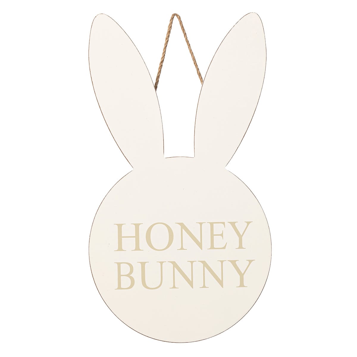Honeybloom Wooden Honey Bunny Wall Sign, 18"