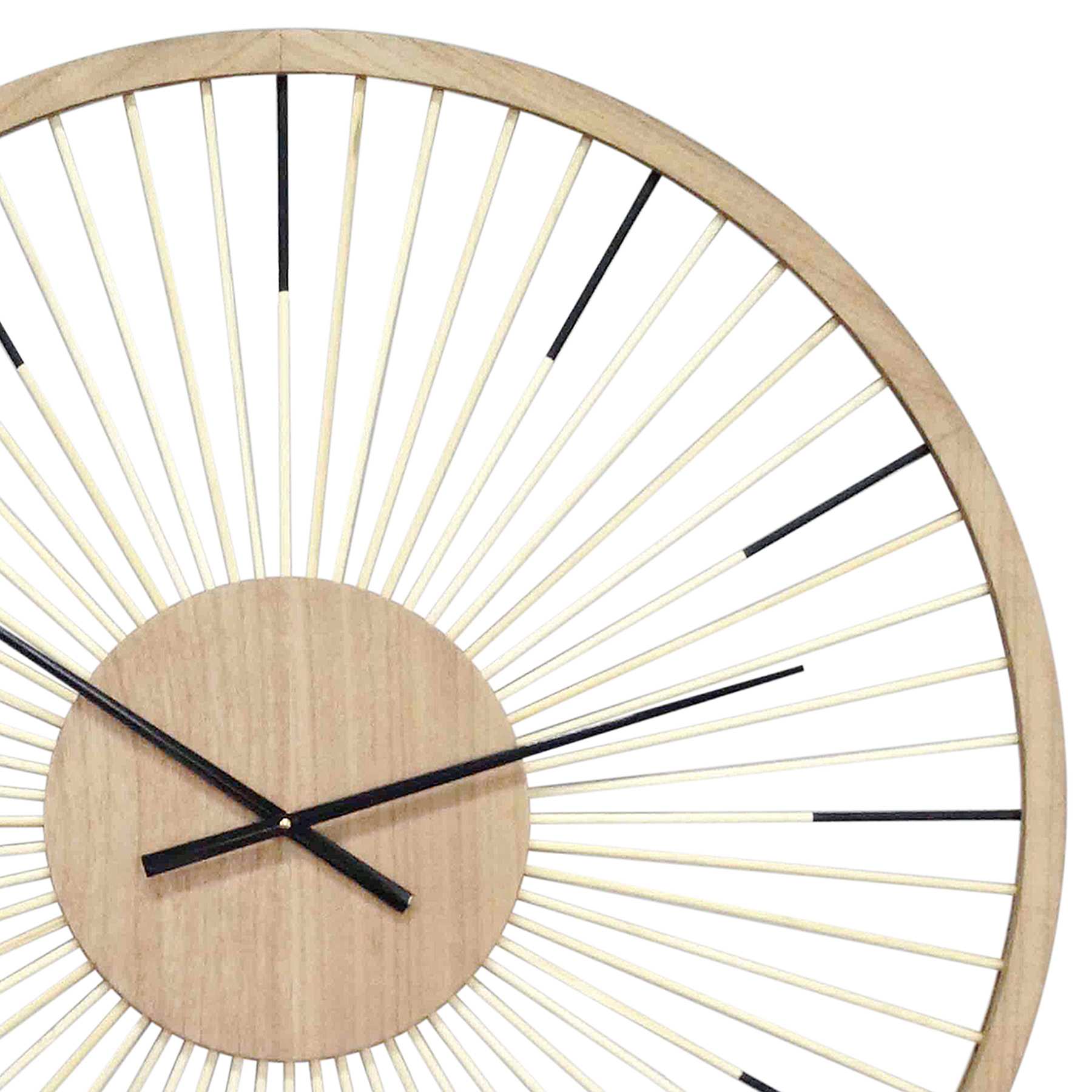 Tracey Boyd Wooden Round Wall Clock, 12"