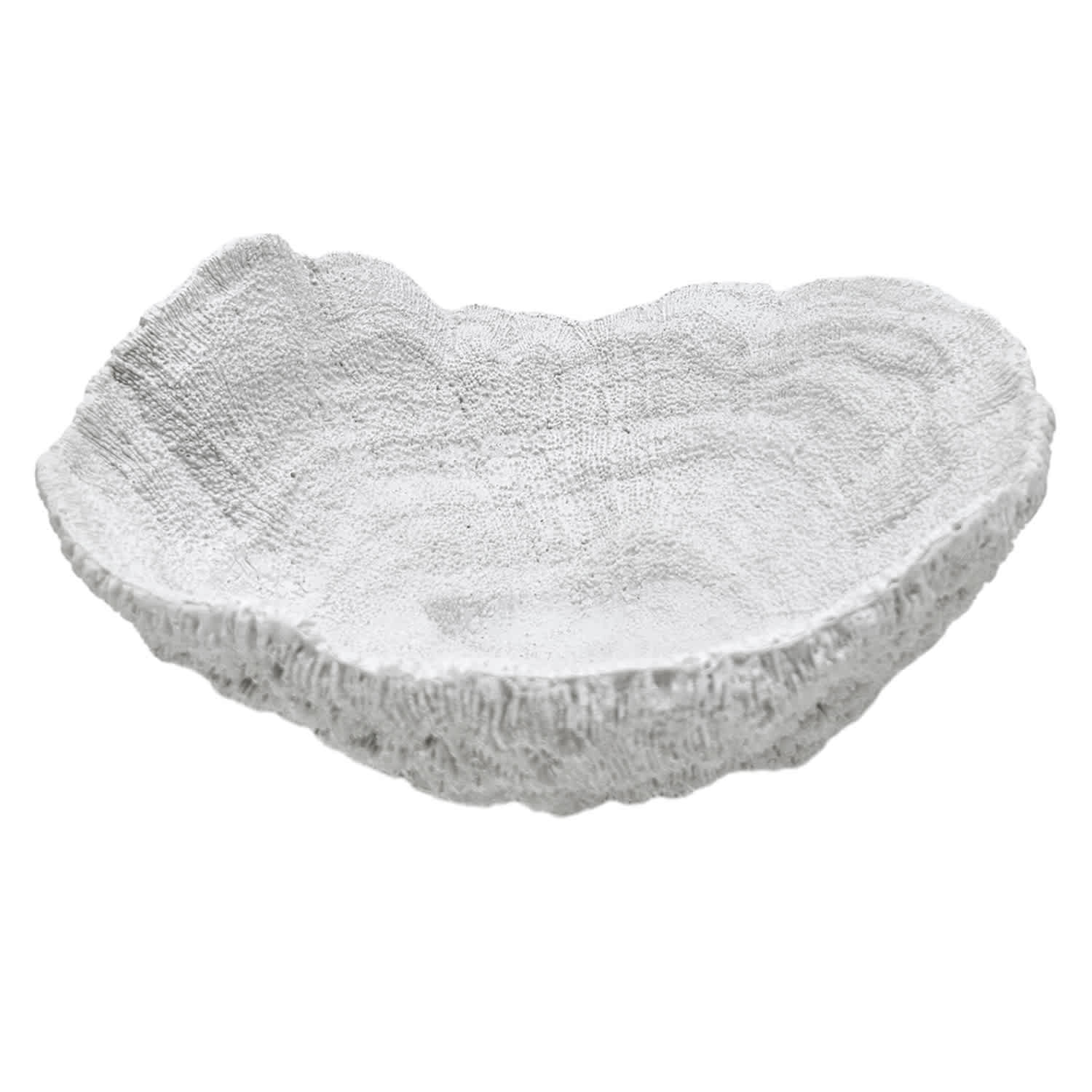 Ty Pennington White Seashell Tray, 13.4x7