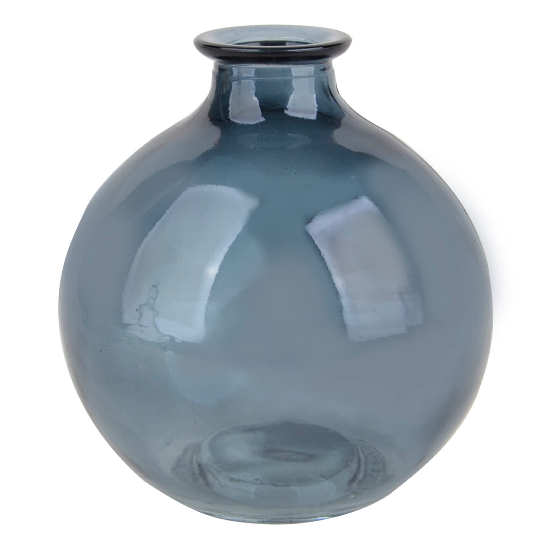 Blue Glass Bud Vase, 5"