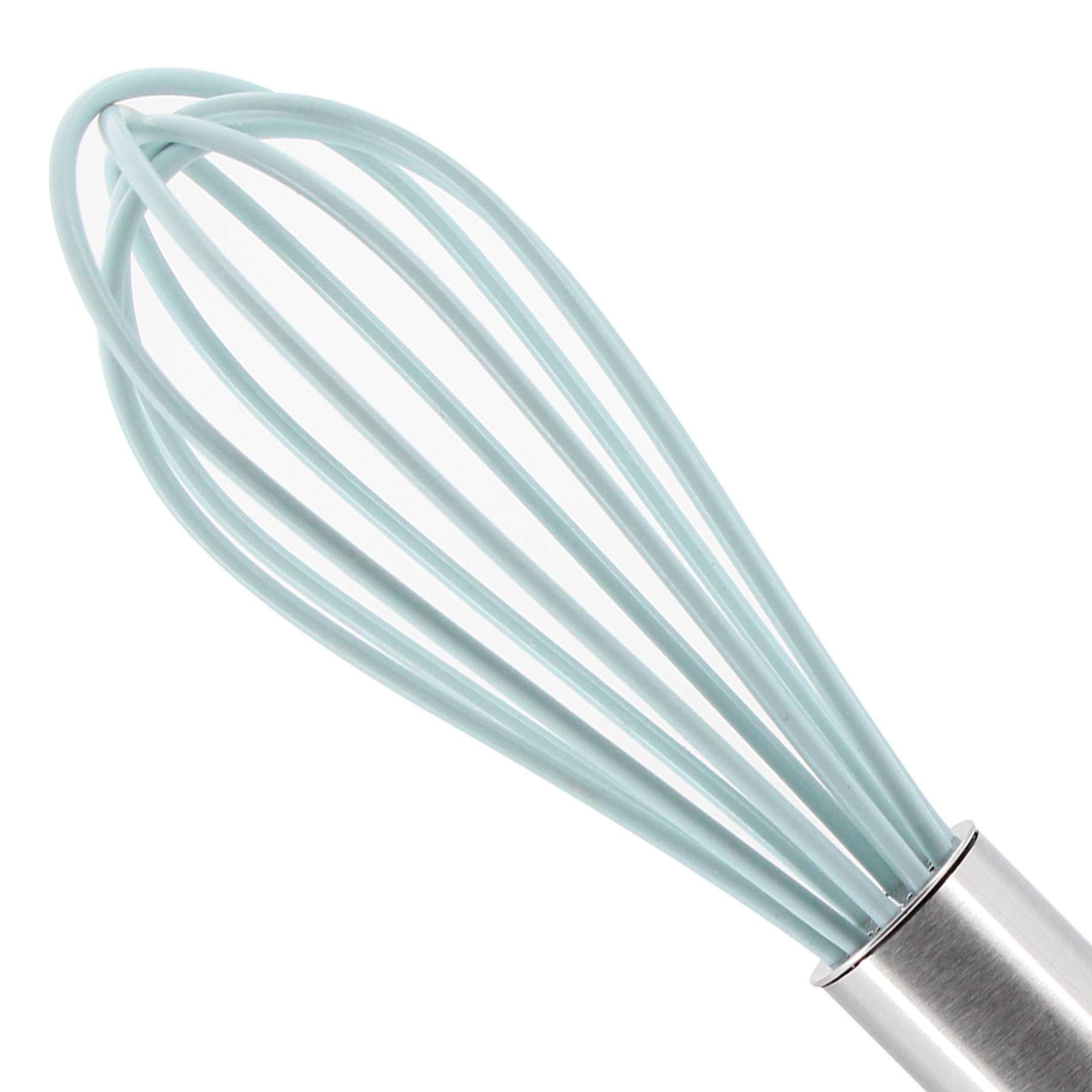 Mini Silicone Whisk, Aqua