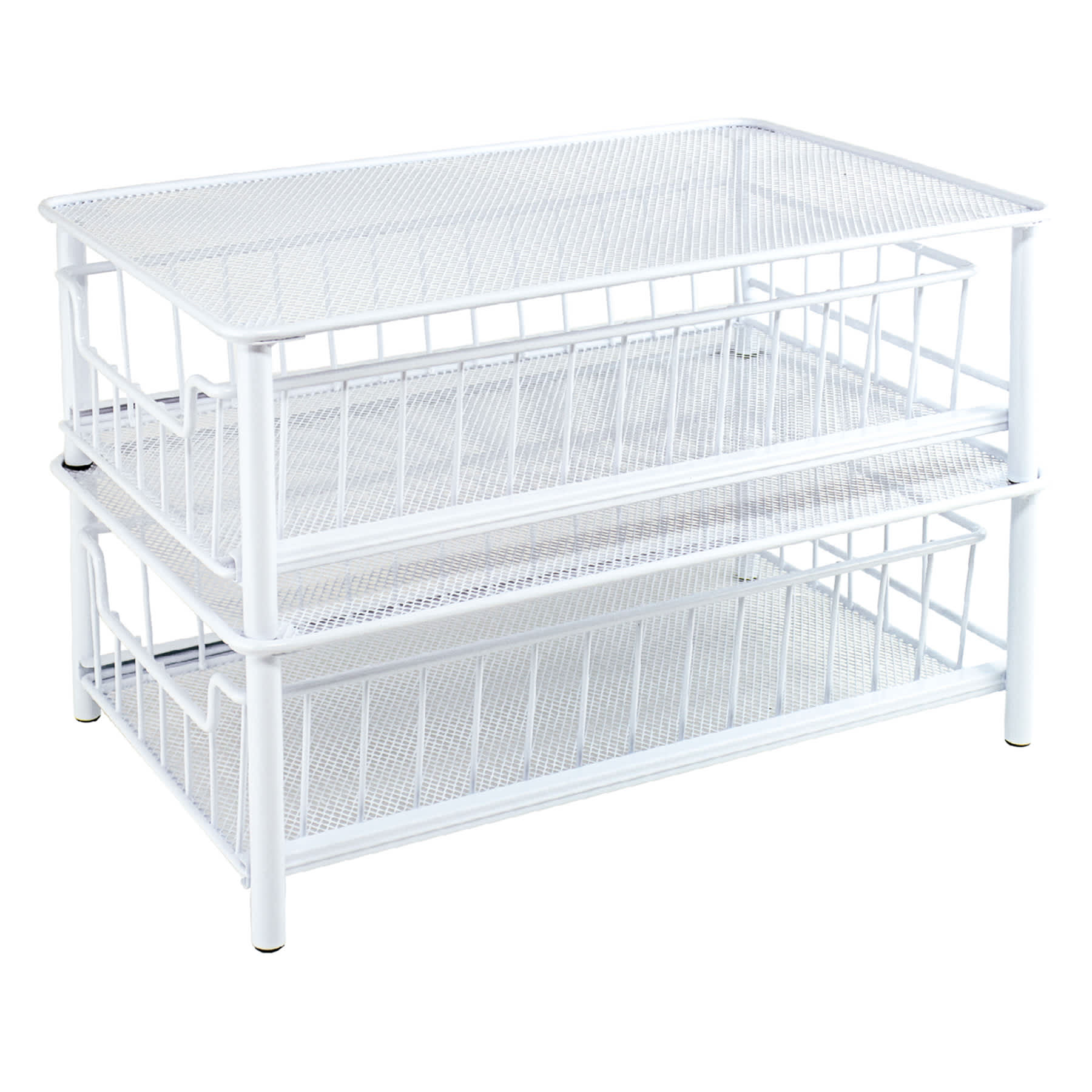 White Under the Sink Storage Organizer, Small