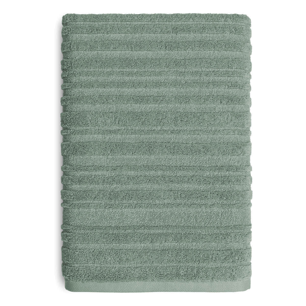 Found & Fable Green Organic Cotton Bath Towel, 30x54