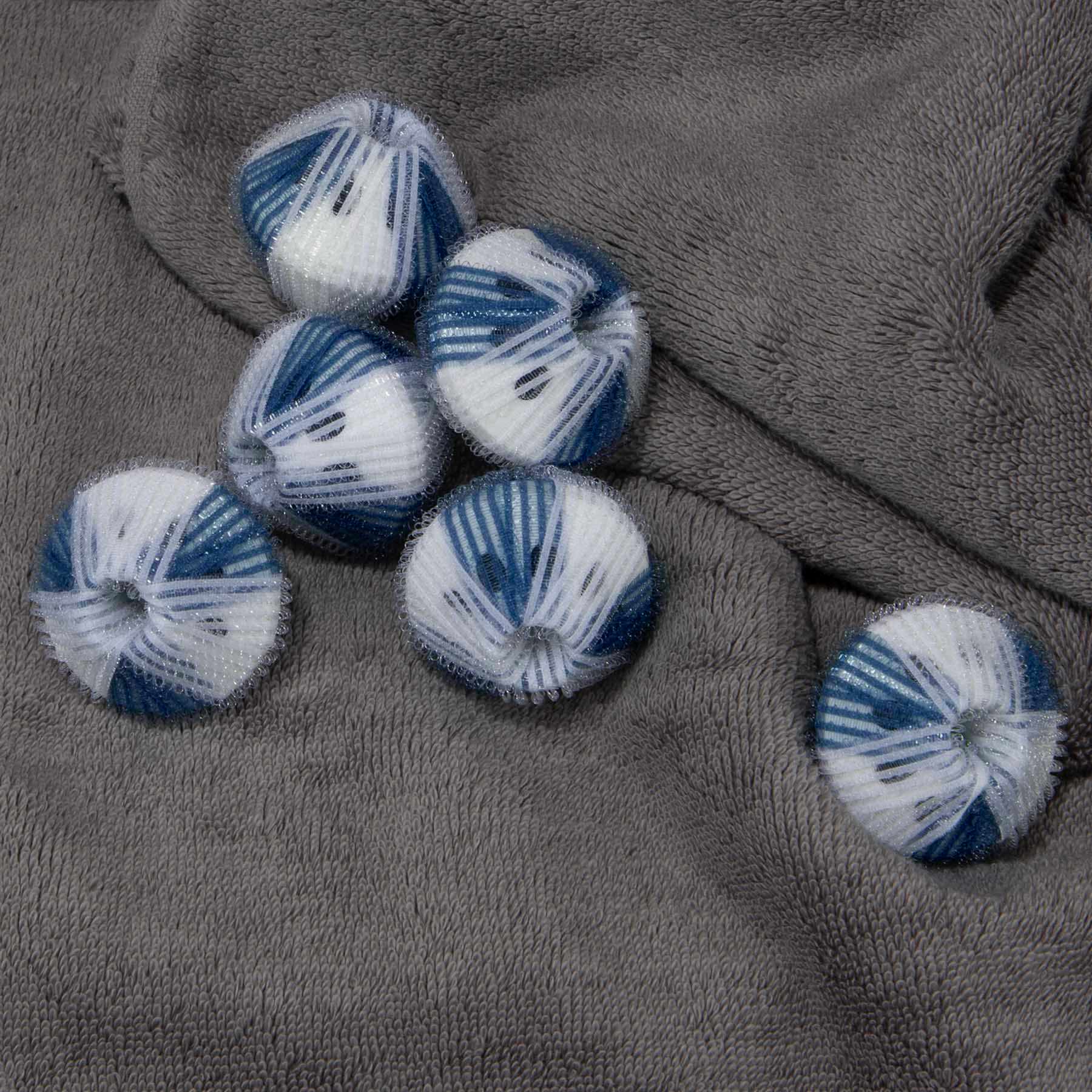 6-Pack Washing Machine Lint & Hair Removable Jumbo Balls