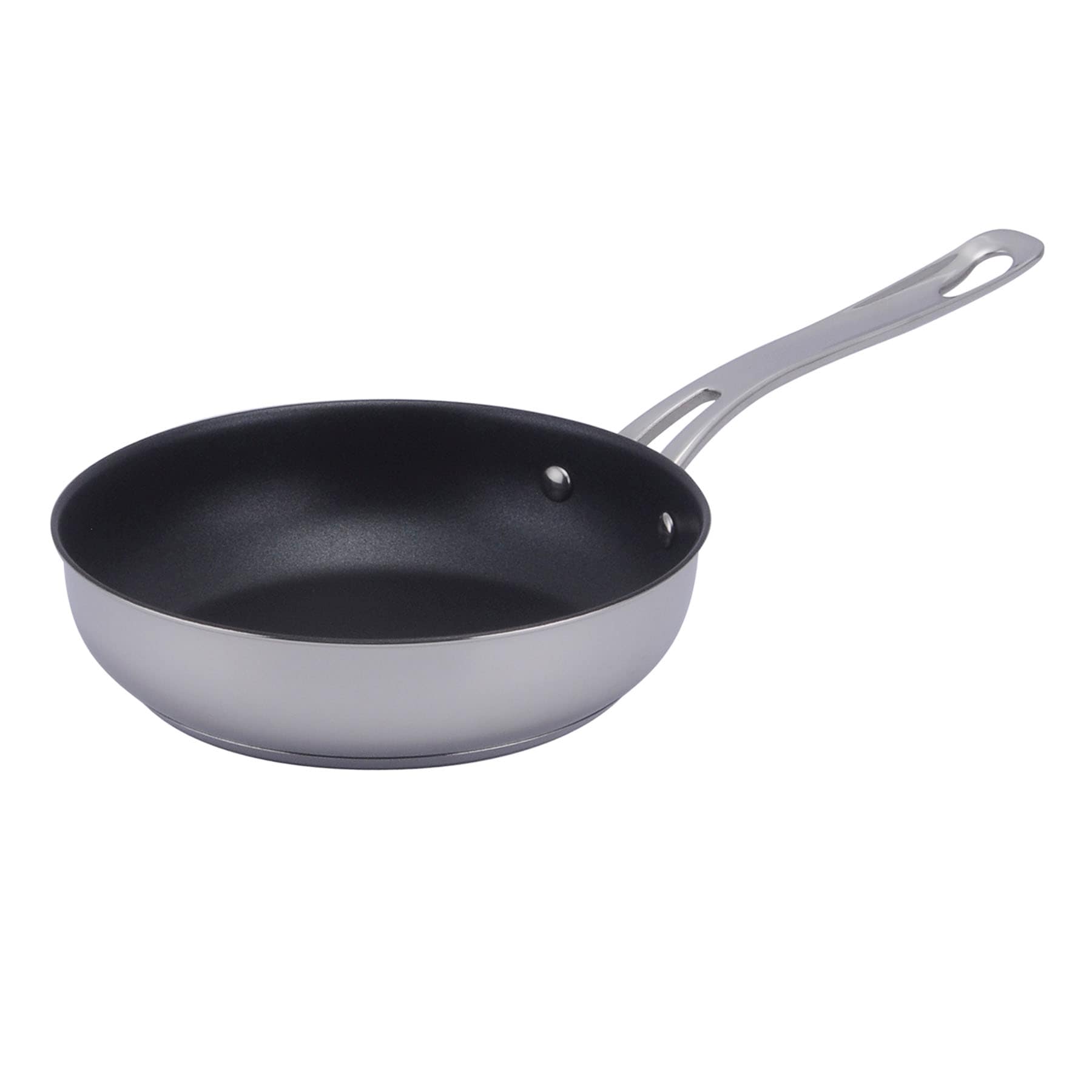 Bistro Non-Stick Stainless Steel Fry Pan, 12"
