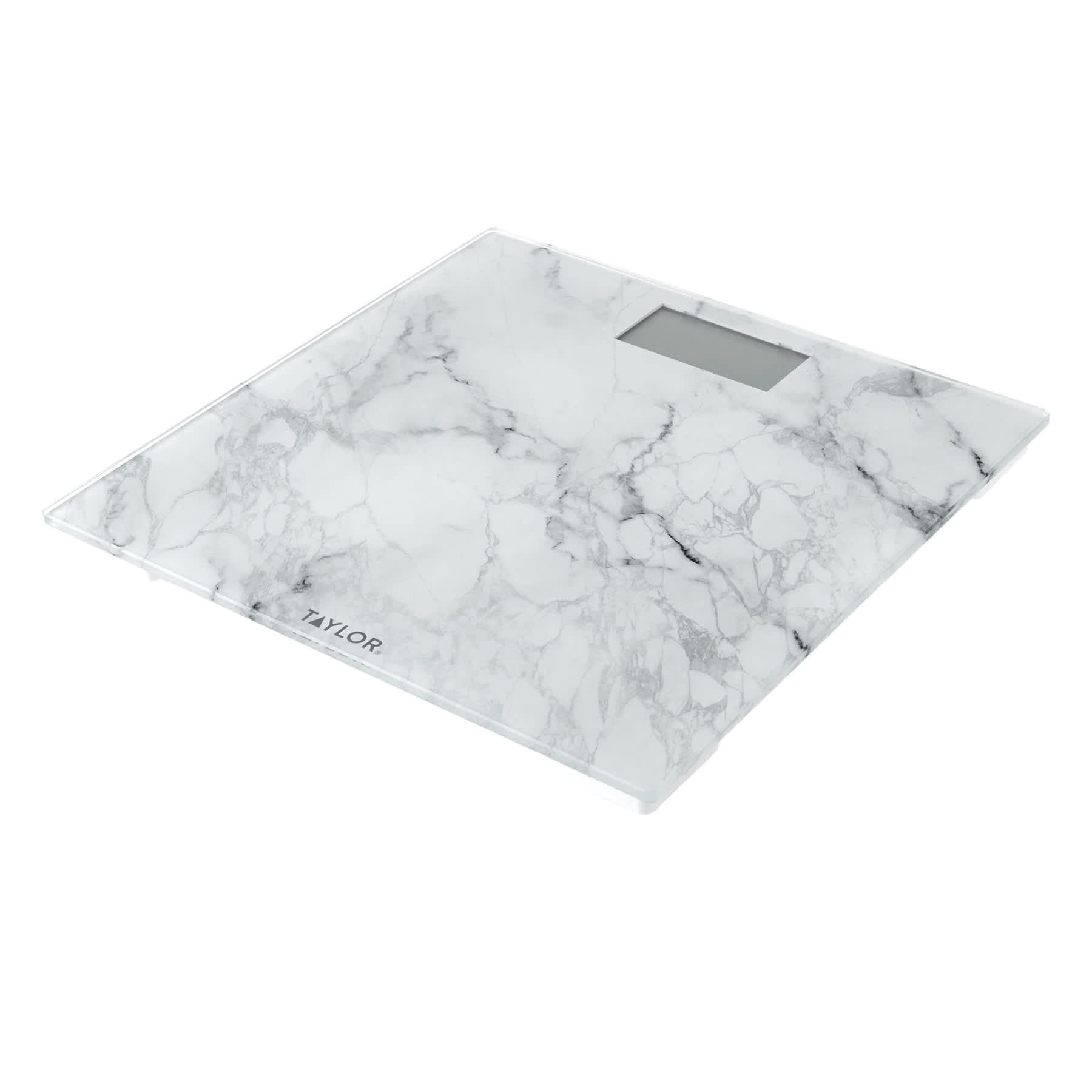 Taylor Digital Clear Glass Marble Print Scale