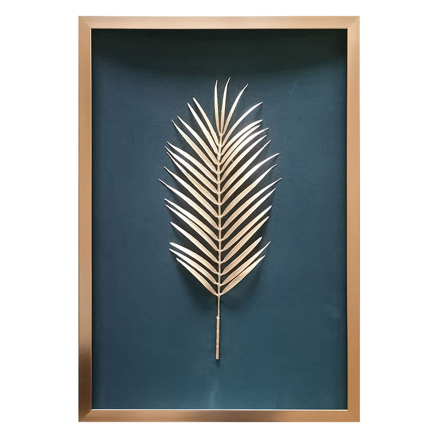 Tracey Boyd Glass Framed Leaf Wall Art, 18x26
