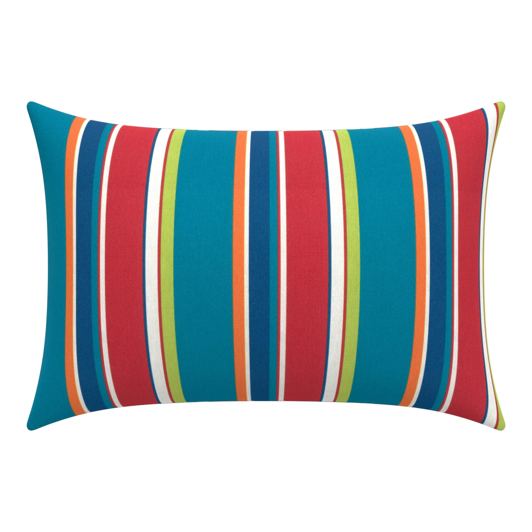 Alvarado Stripe Lumbar Outdoor Throw Pillow, 14x20