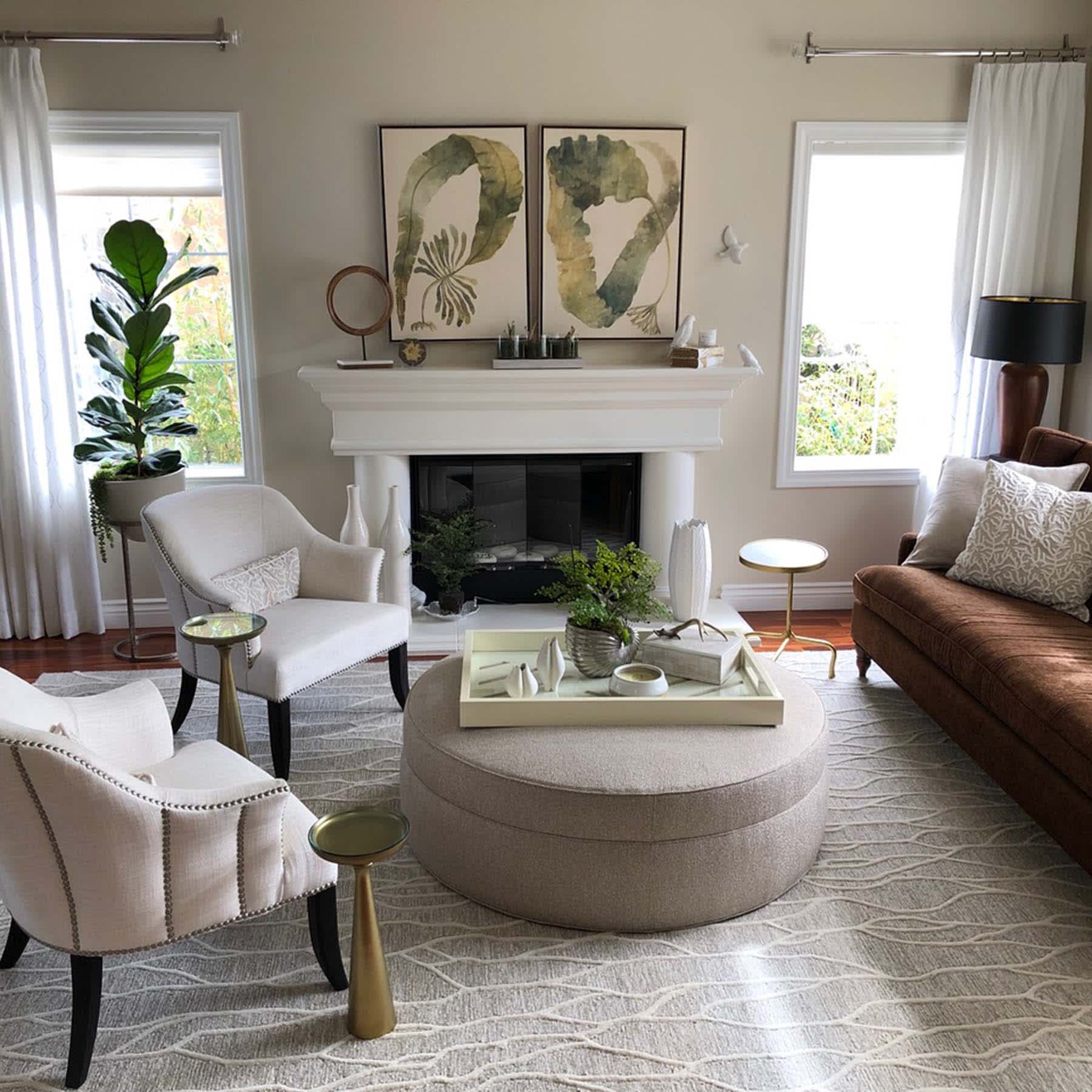 (B747) Cobble Hill Neutral Area Rug, 5x7