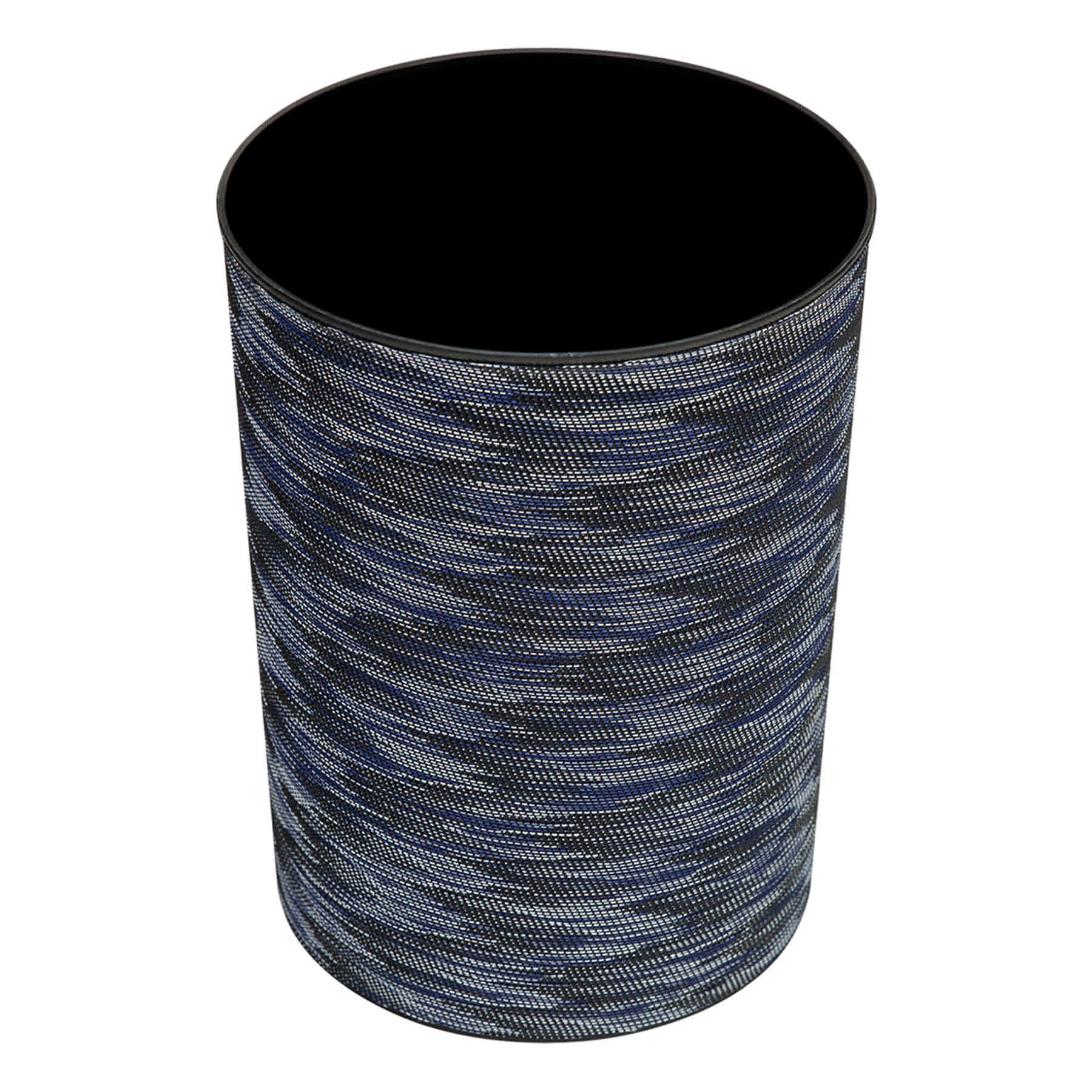 Winslow Dark Blue Round Trash Bin, 10l