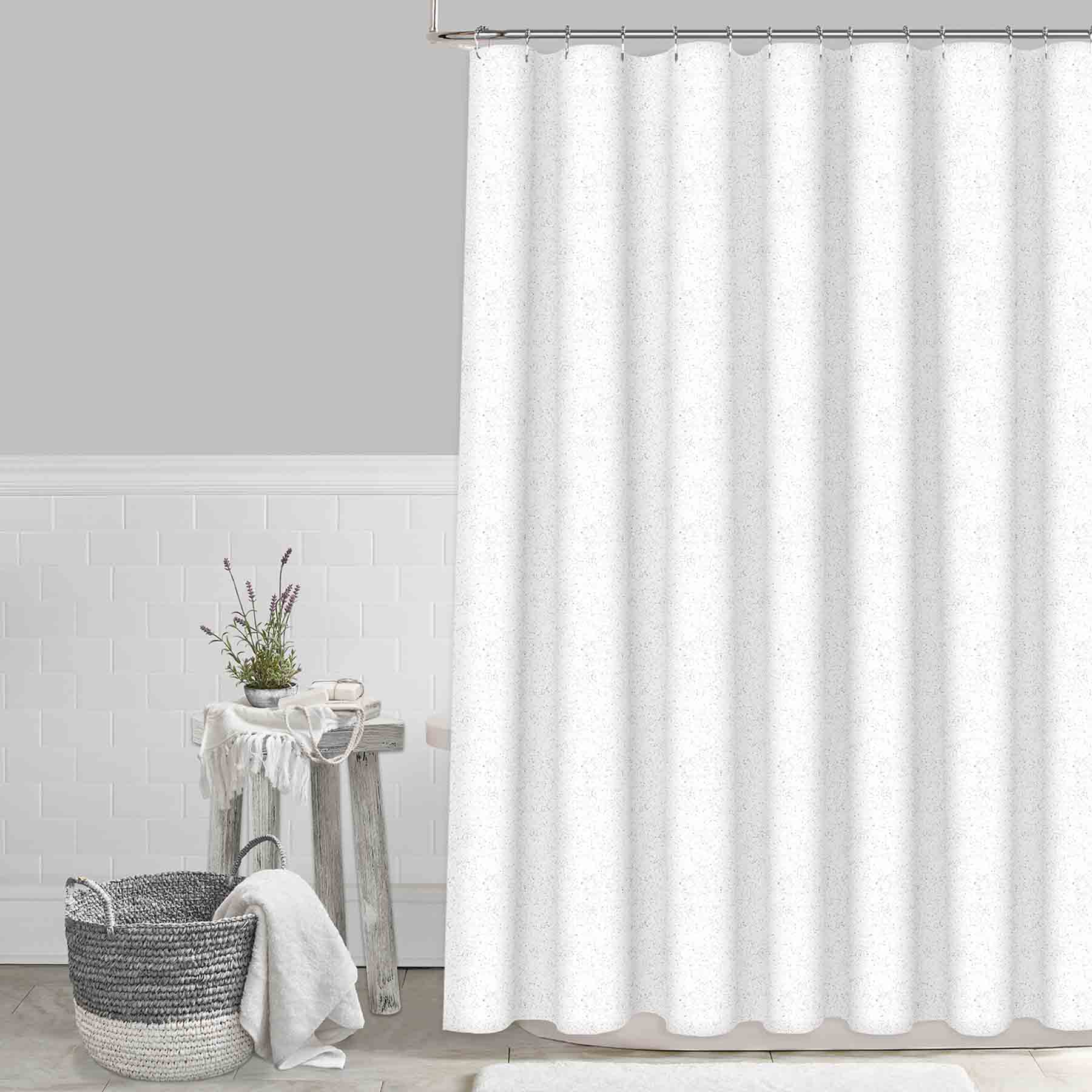 White Pixie Dust Shower Curtain, 72"