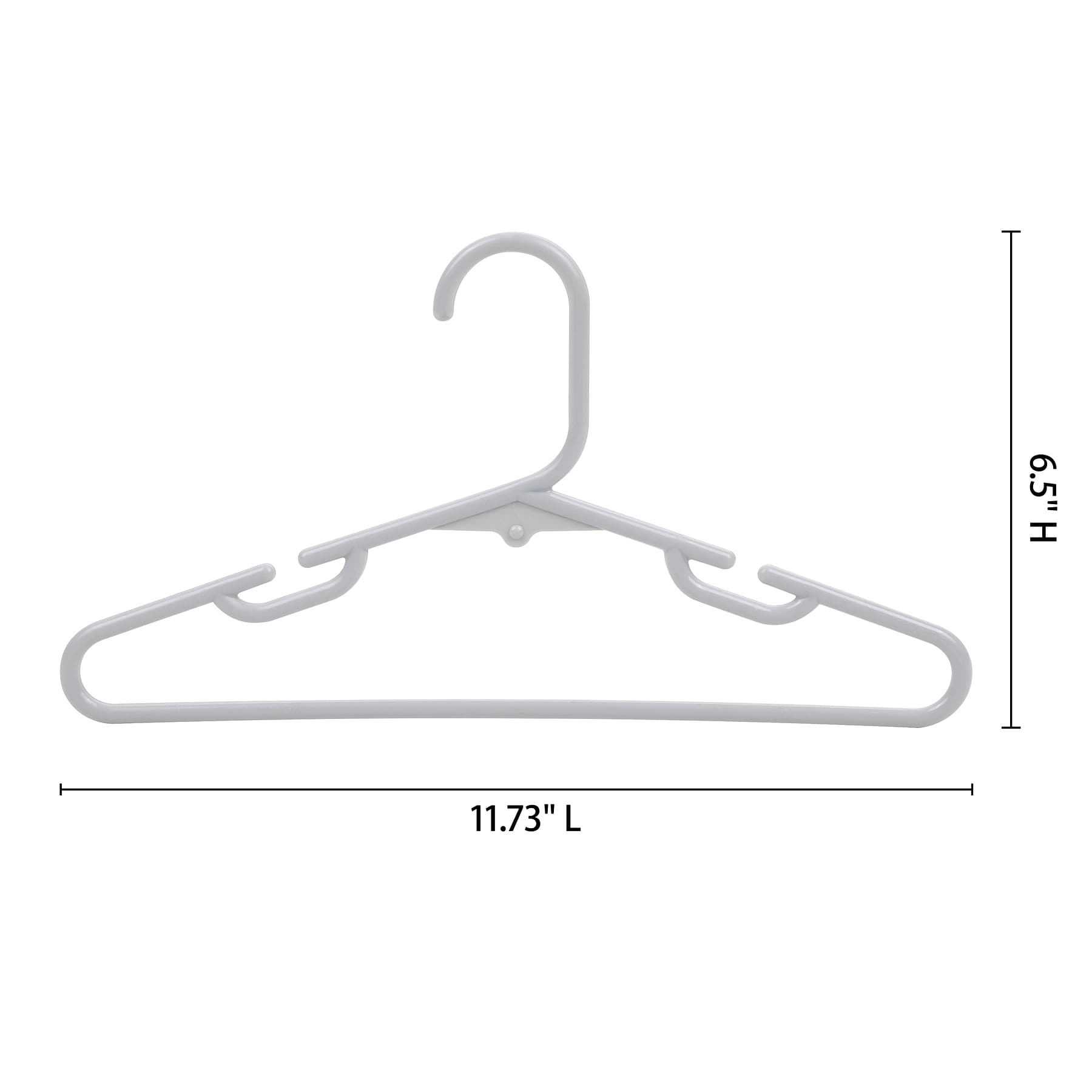 Tiny Dreamers 10-Piece Hanger Set, Grey