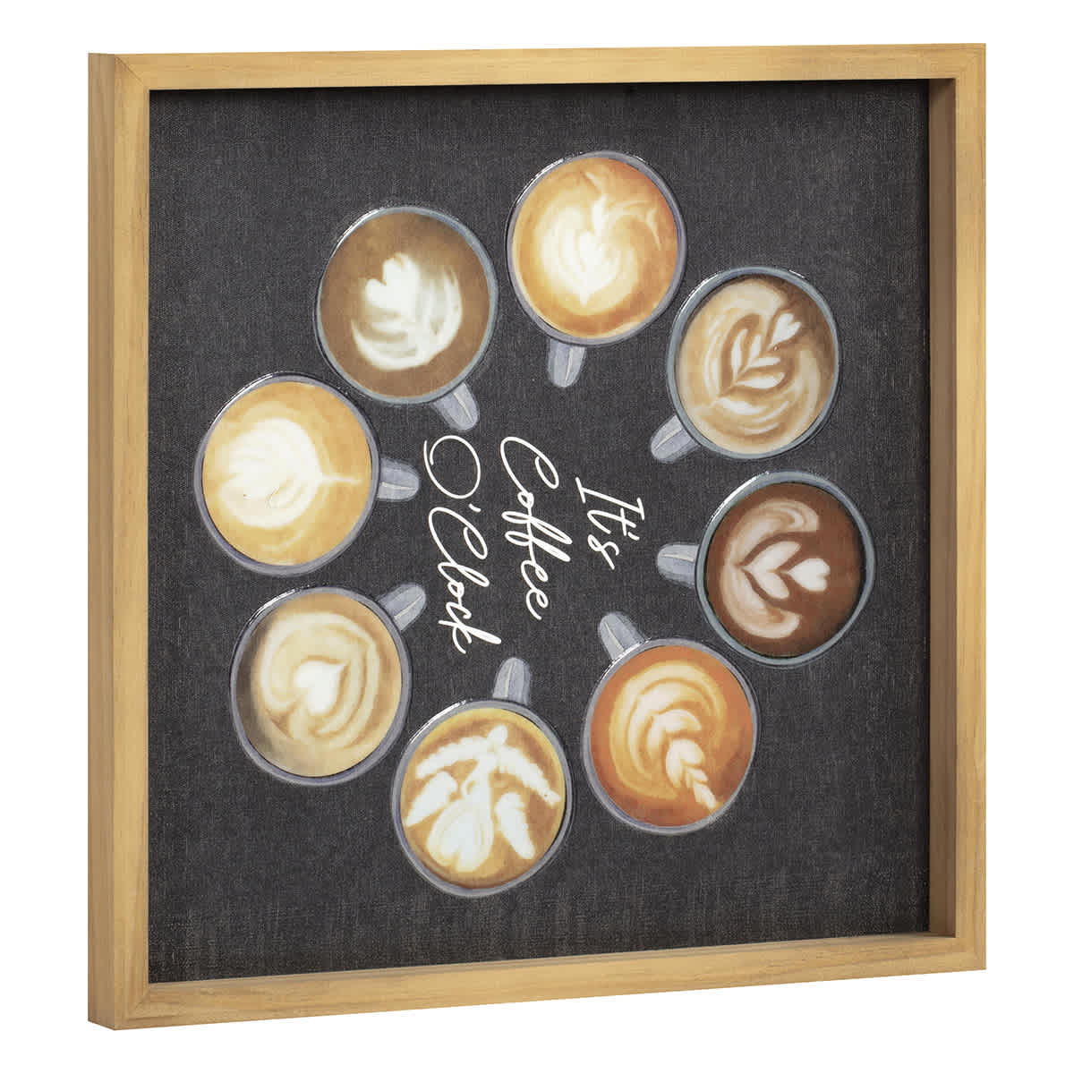 Framed Coffee Club Art, 14"