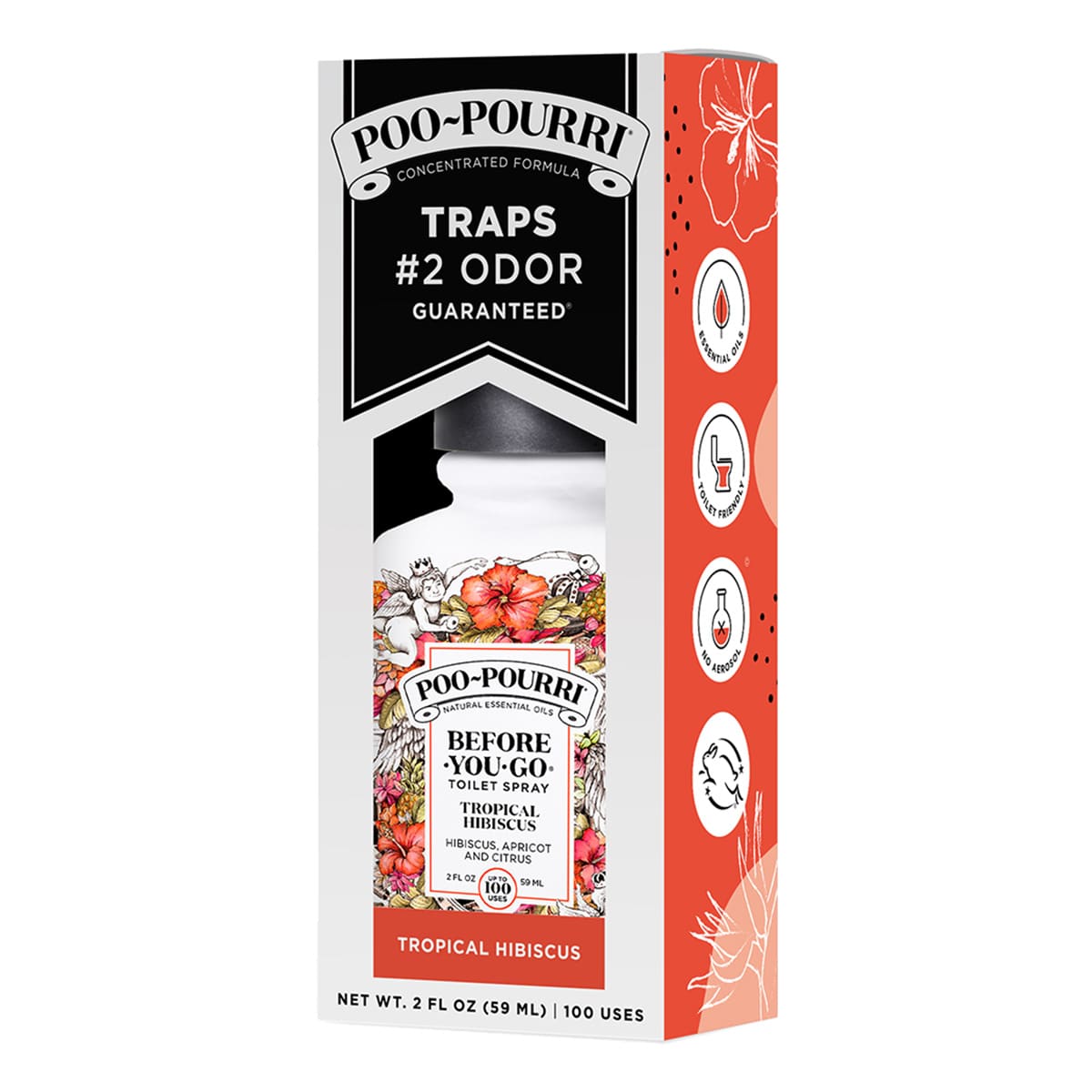 Poo-Pourri Tropical Hibiscus, 2oz