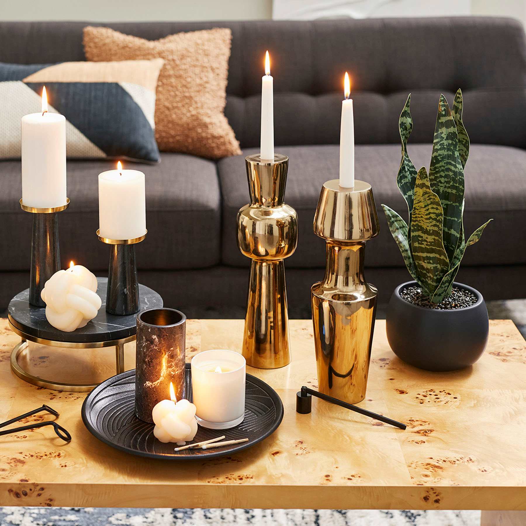 Crosby St. Matte Black Candle Snuffer