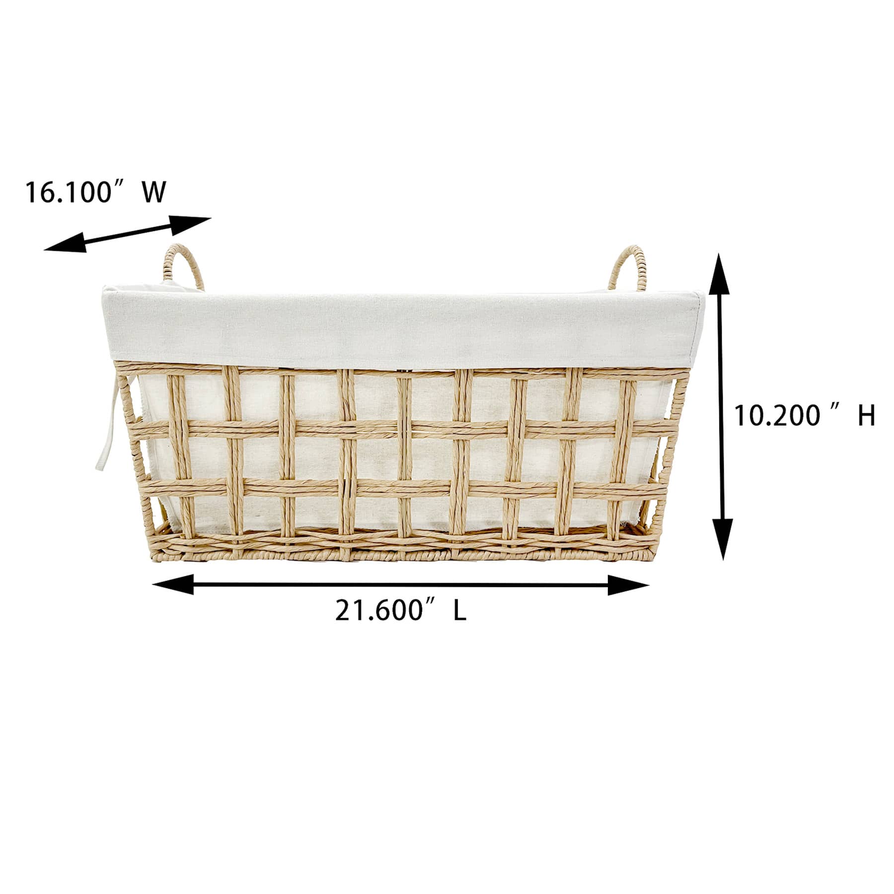 Paper Rope Laundy Basket