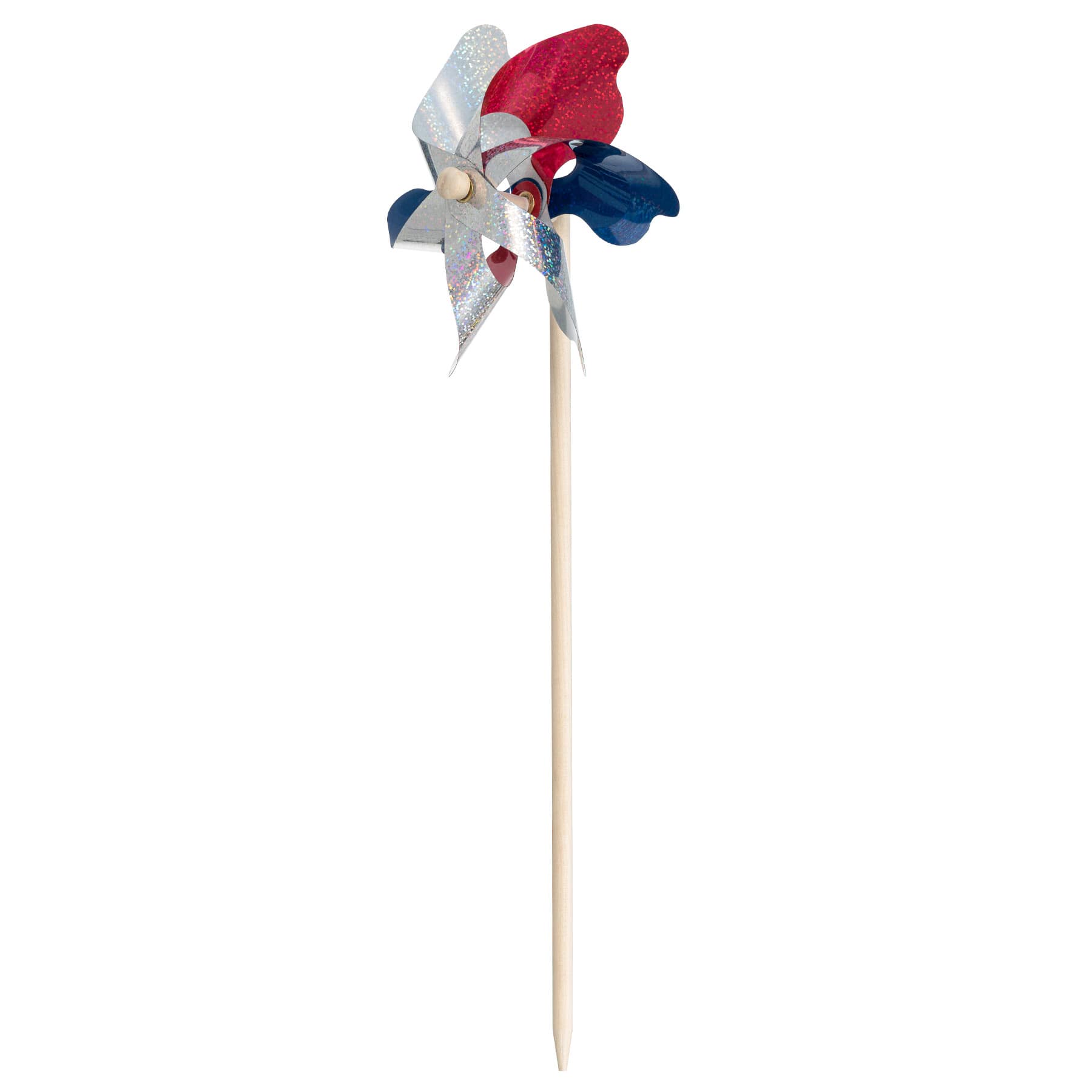 Patriotic Iridescent Pinwheel, 19"