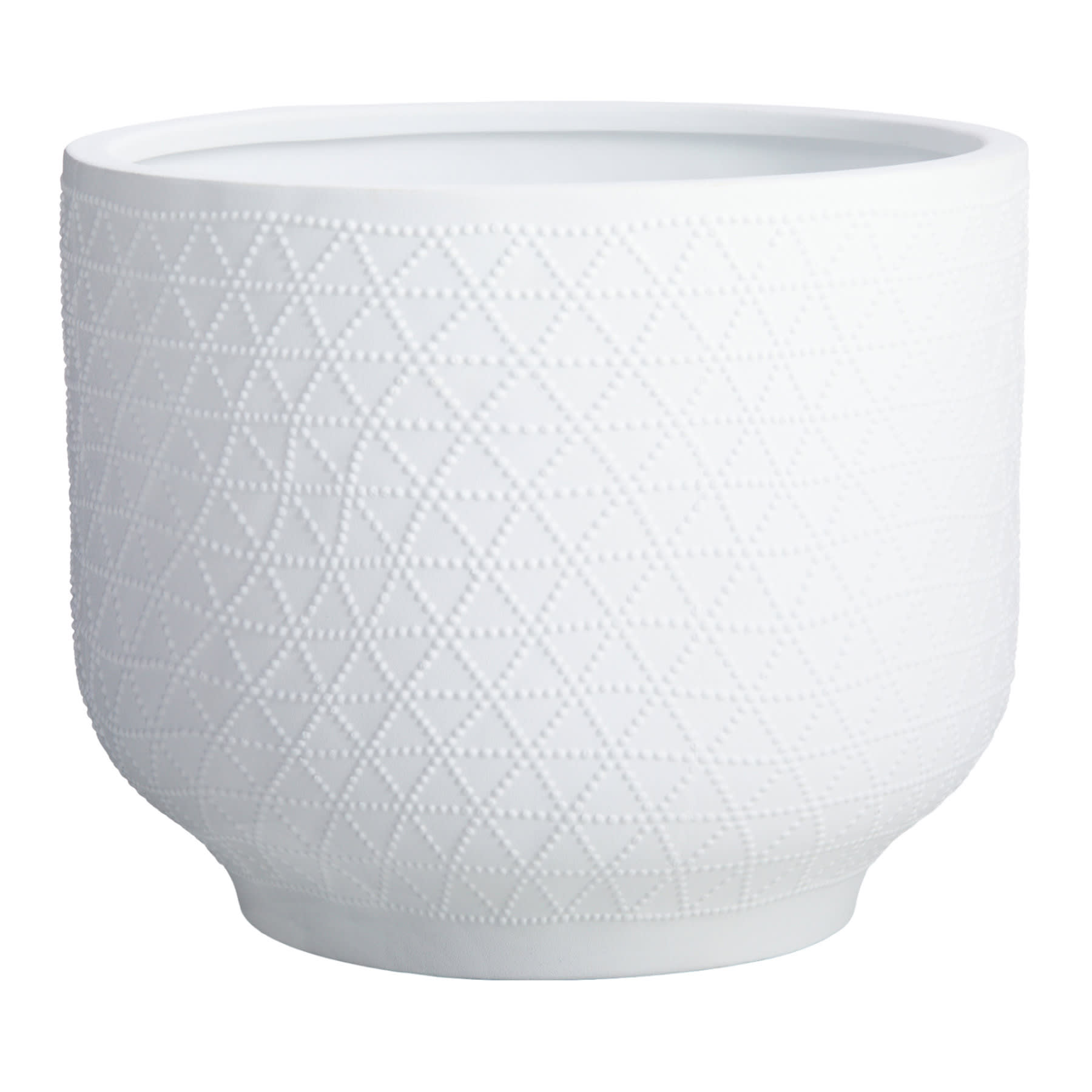 Found & Fable Indoor Dana Stoneware Planter, Medium