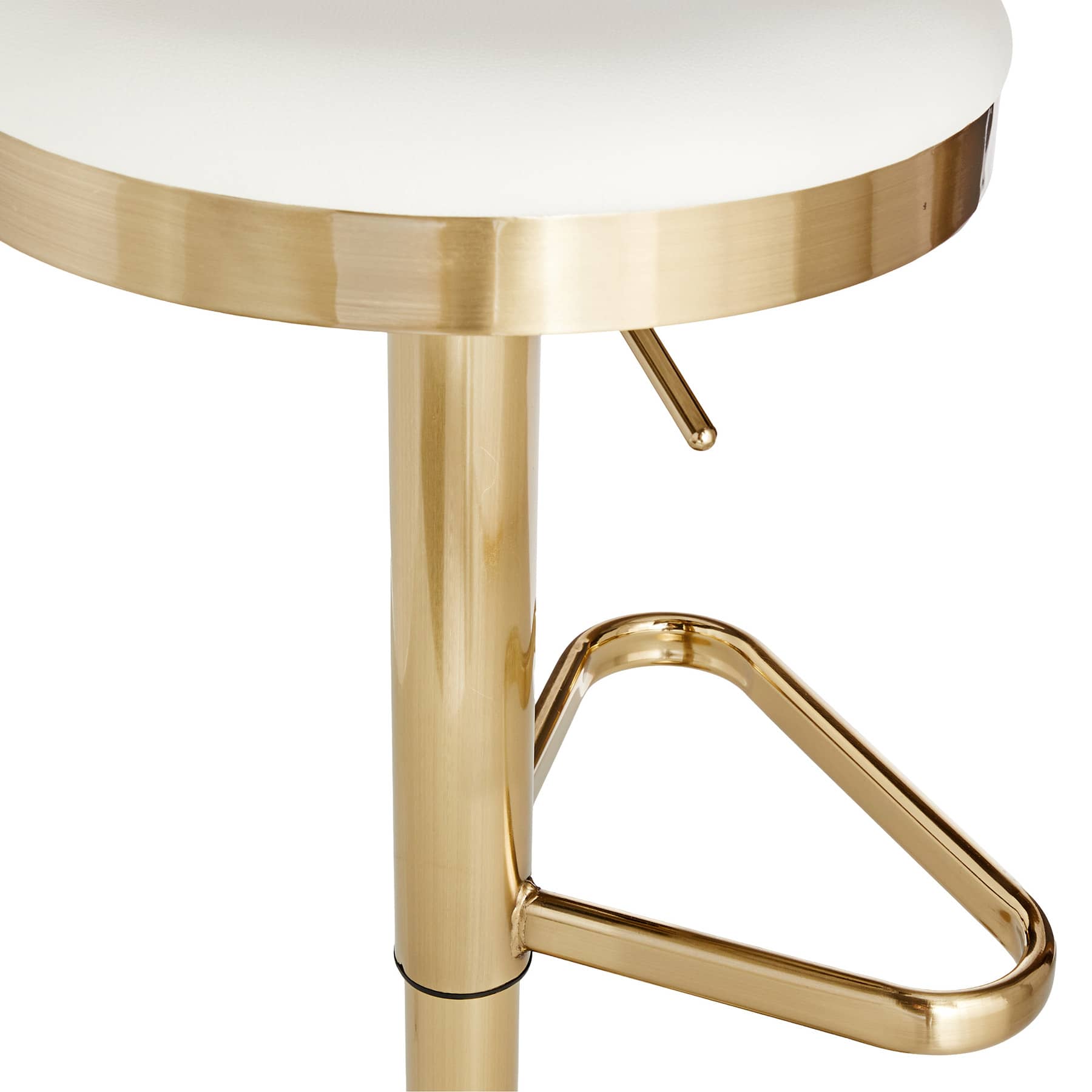 Providence Bailey Adjustable Barstool, Gold