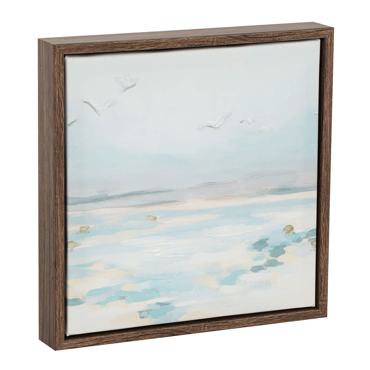 Framed Seascape Canvas, 8x8
