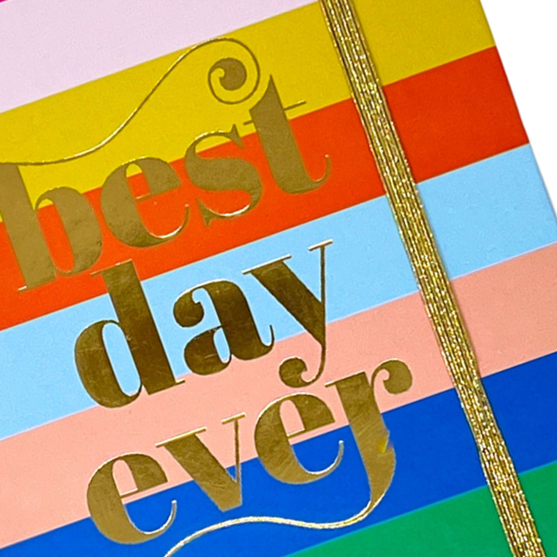Chunky Spiral - Best Day Ever (Stripe)