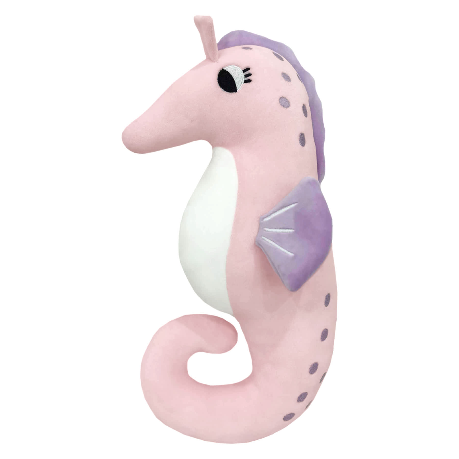 Tiny Dreamers Seahorse Plush Throw Pillow, 7x16
