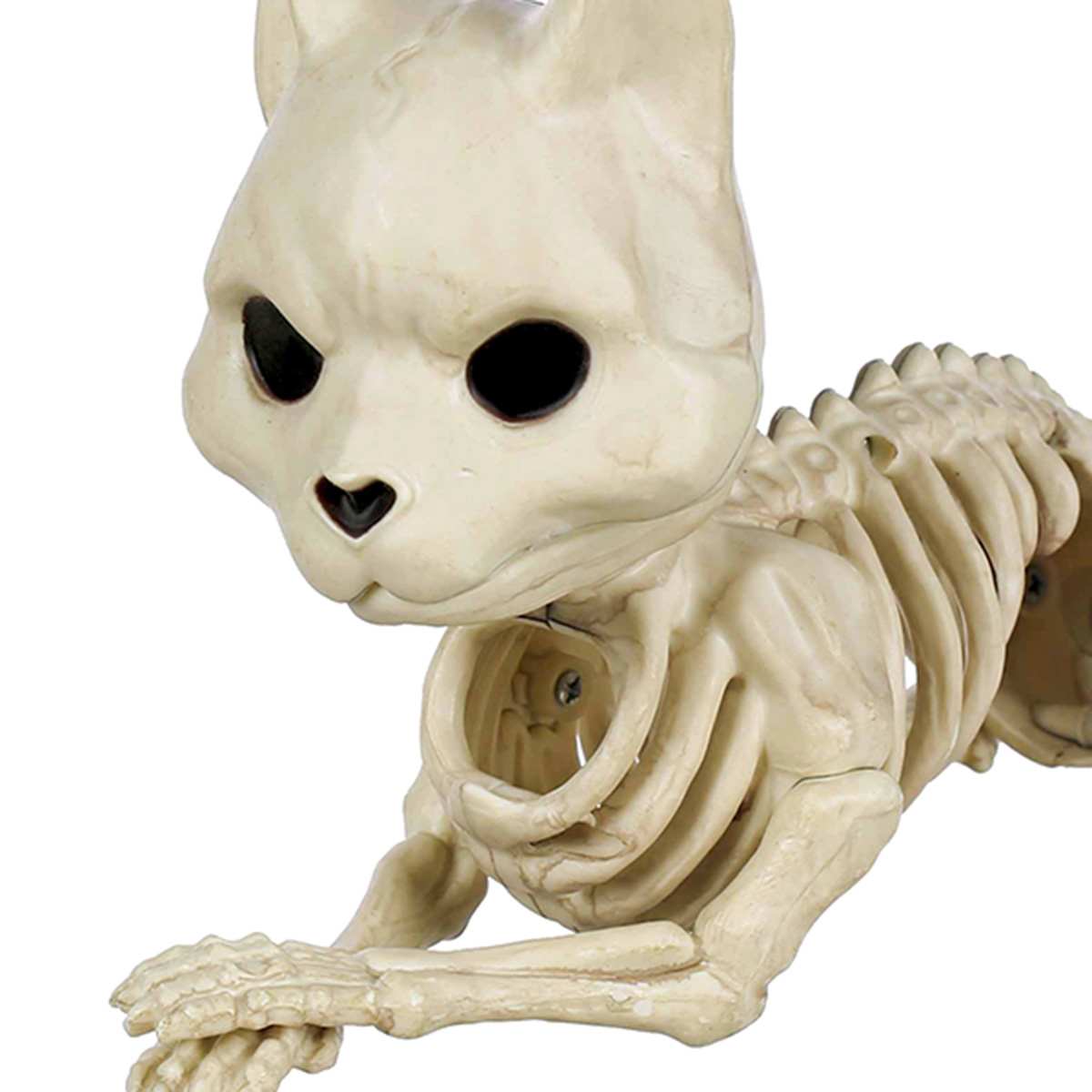 Cute Halloween Cat Skeleton, 6.5"