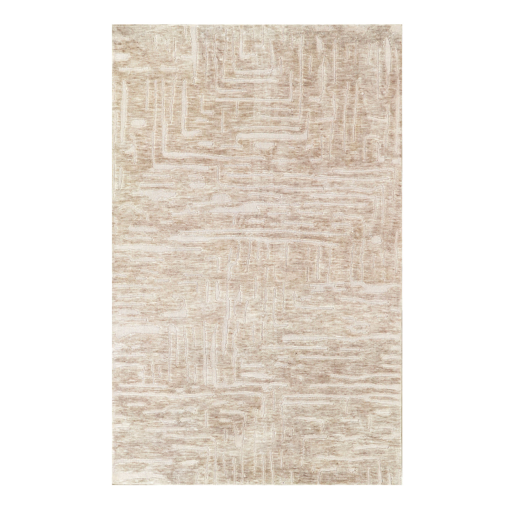 (A503) Crosby St. Stone Harbor Tan & Ivory Area Rug, 8x10